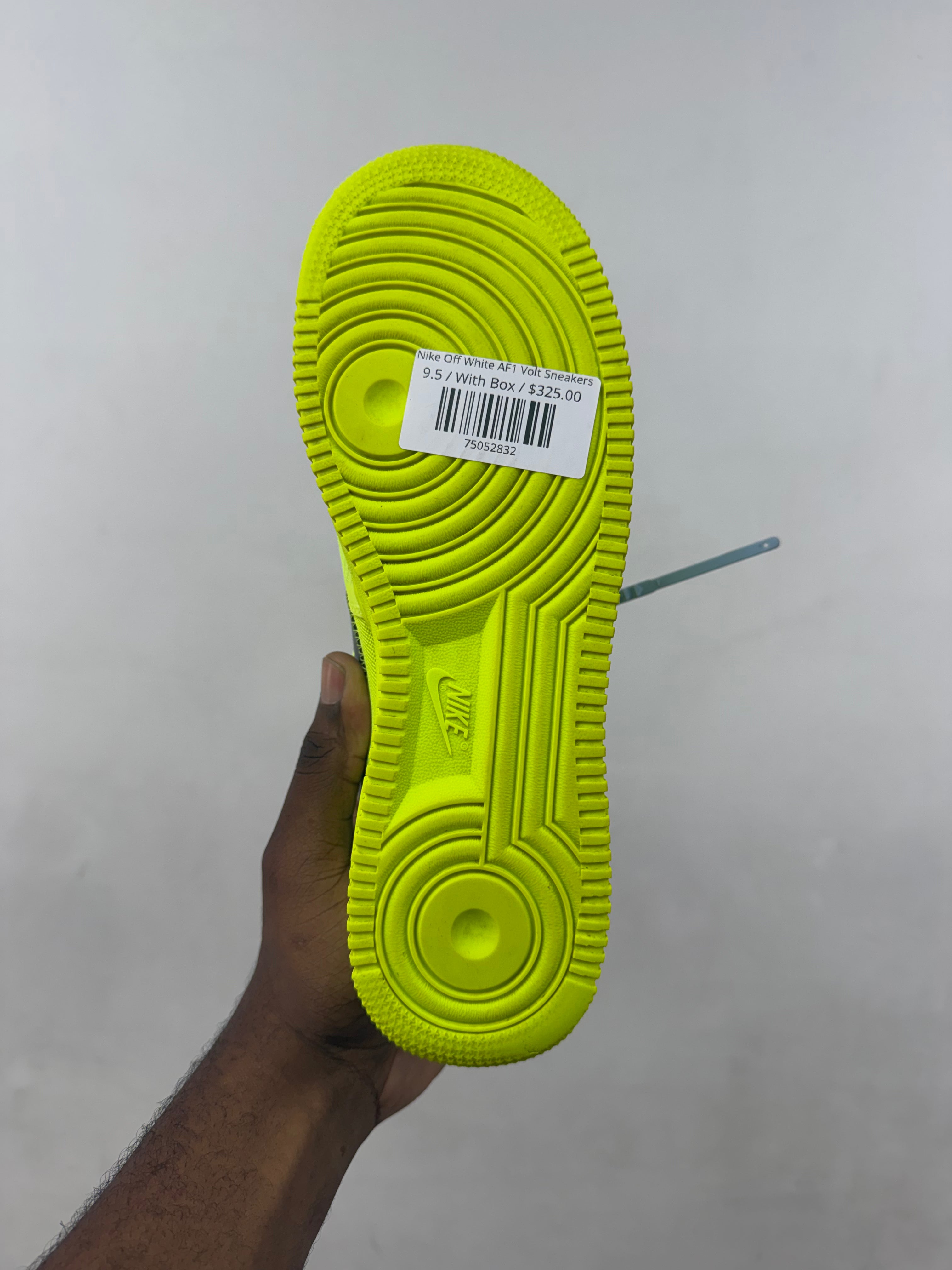 Nike Off White AF1 Volt Sneakers