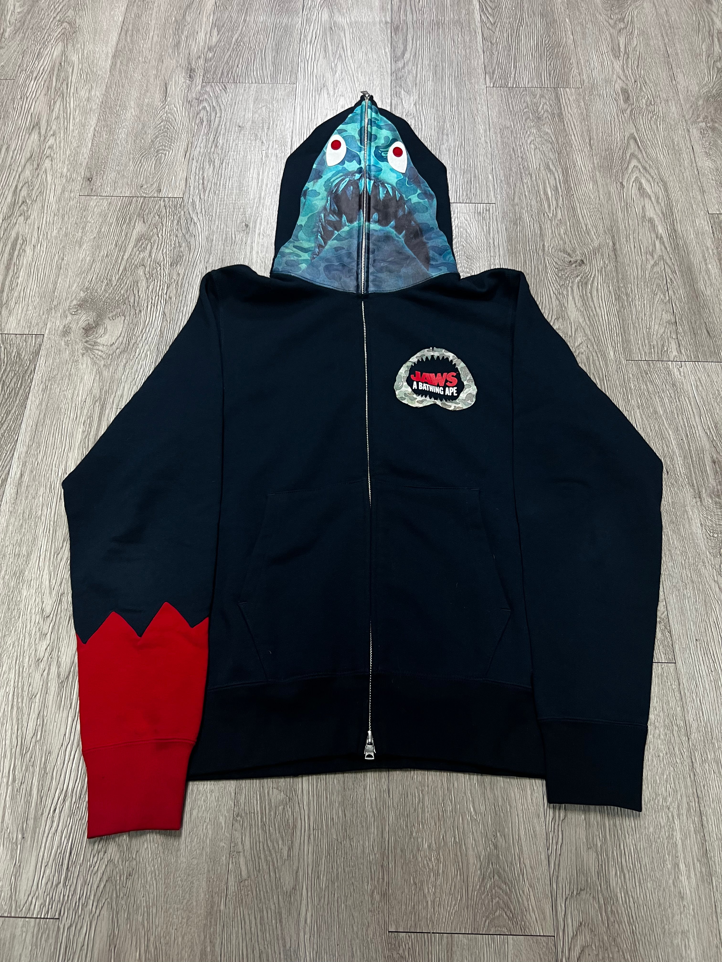 BAPE JAWS Shark Zip Up