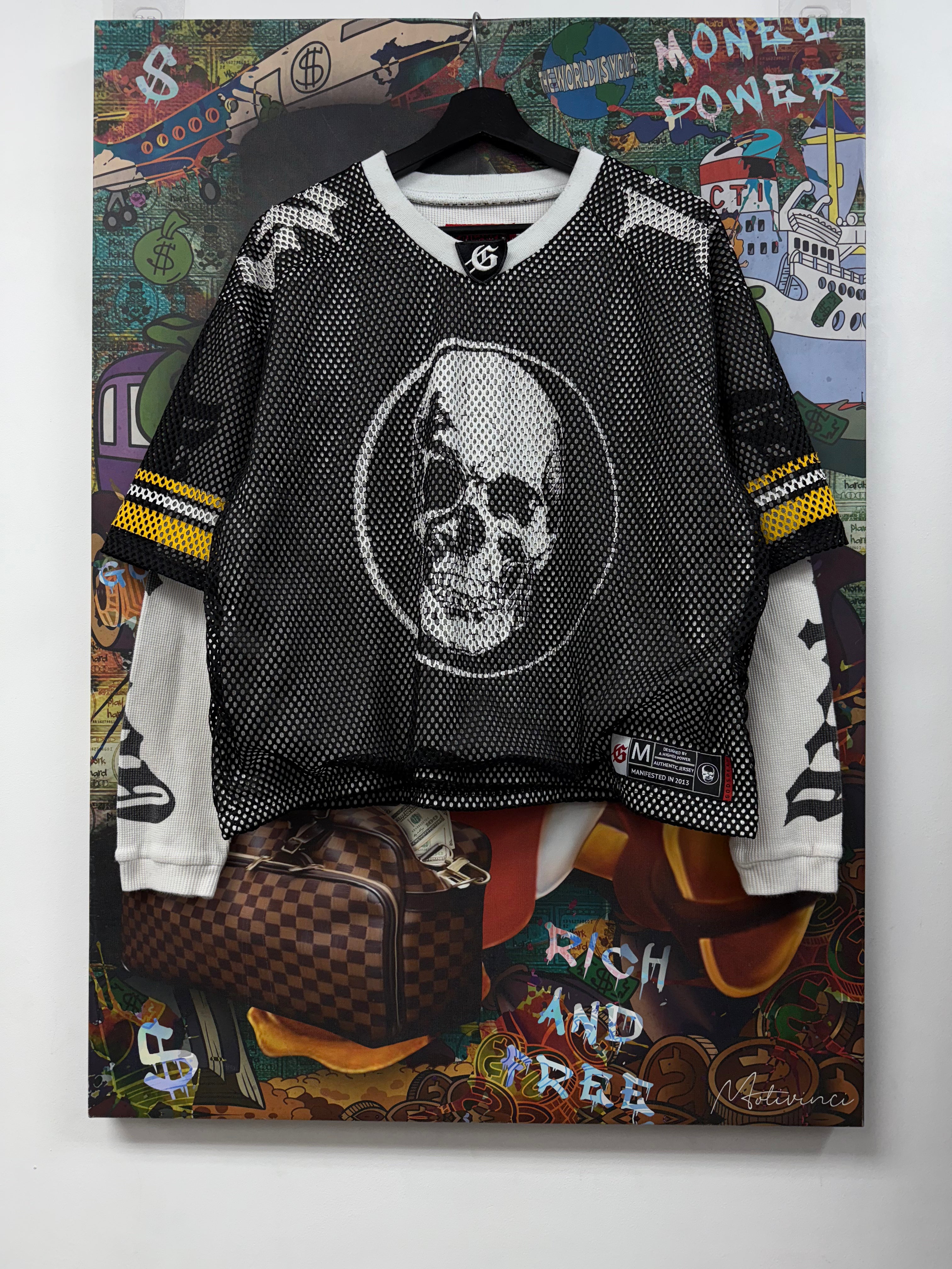 Godspeed Black Yellow SKull Jersey