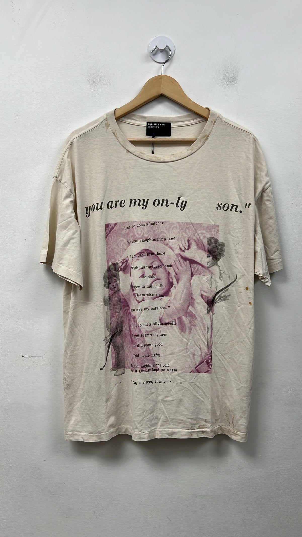 ENFANTS RICHES DÉPRIMÉS Only Son White Purple Tee