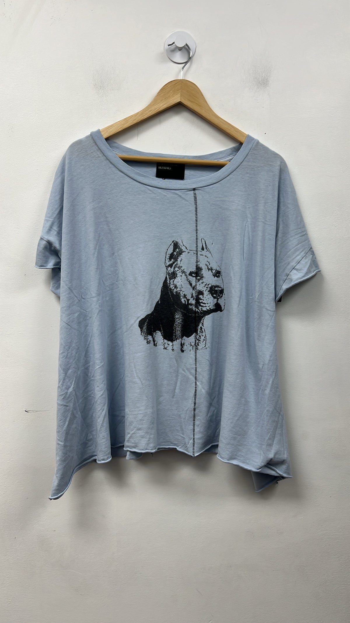 ENFANTS RICHES DÉPRIMÉS Pitbull Cutoff Blue Tee
