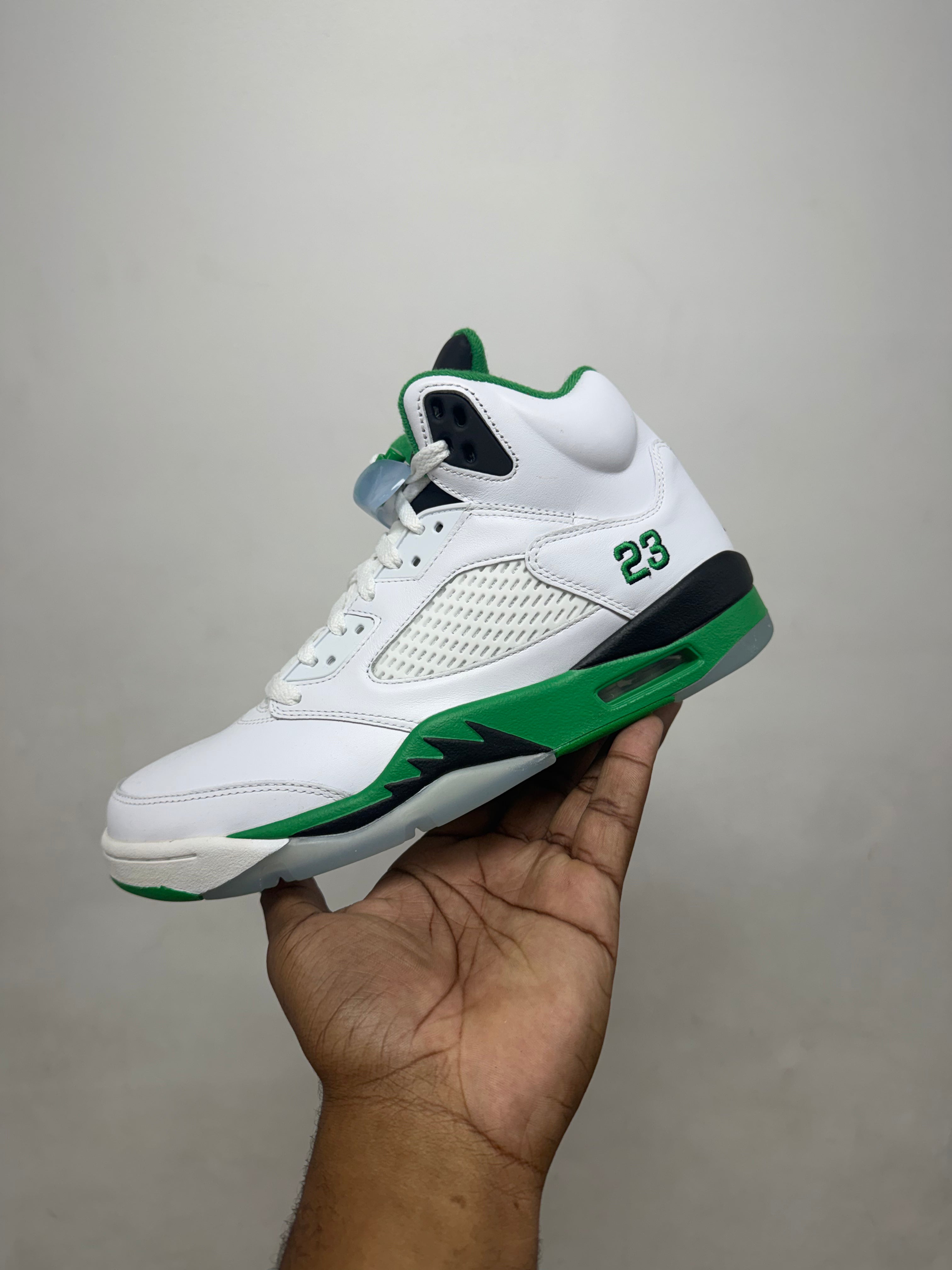 Jordan 5 Lucky Green Sneakers