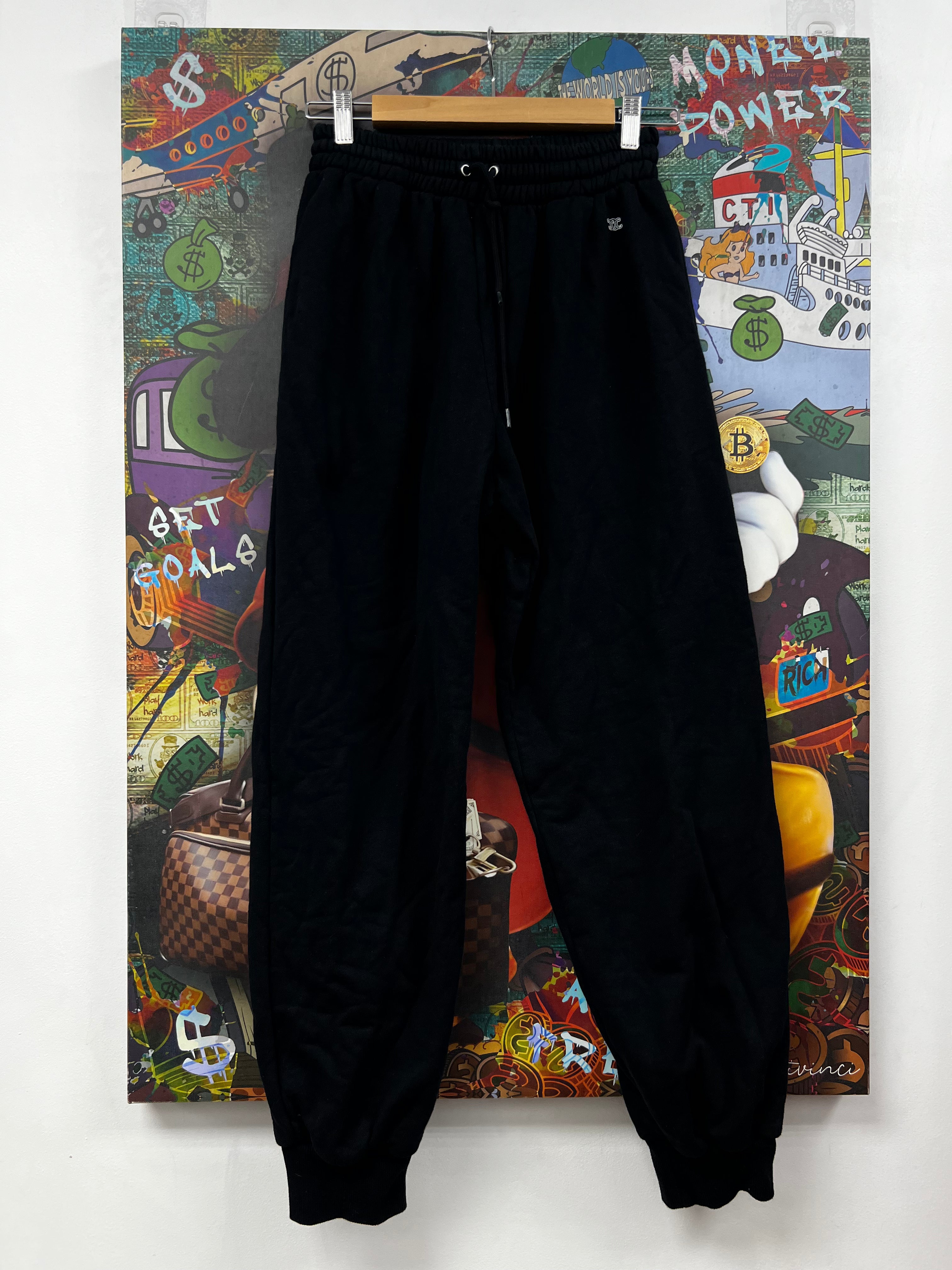 Celine Black Triomphe Sweats