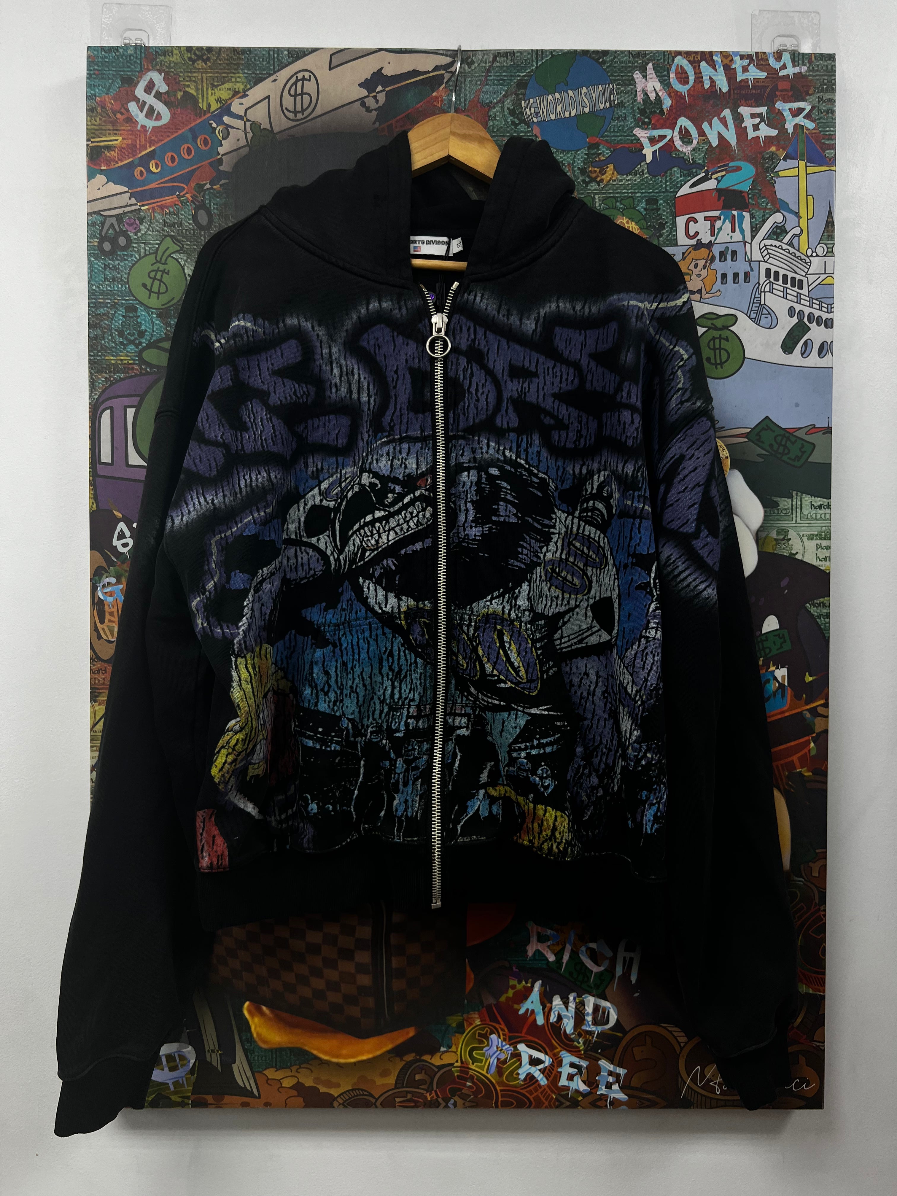 Vale Black Ravens Zip Up