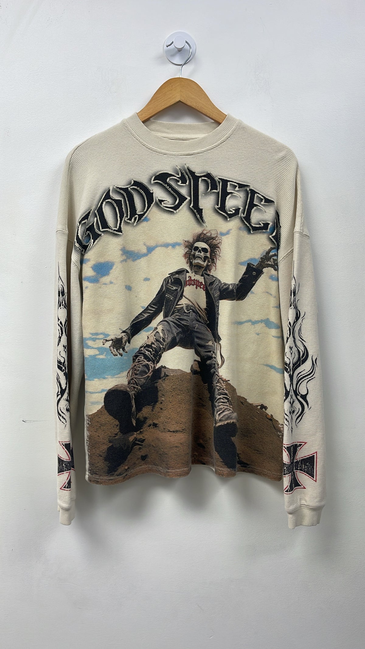 Godspeed Cream Wash Rocker Long Sleeve