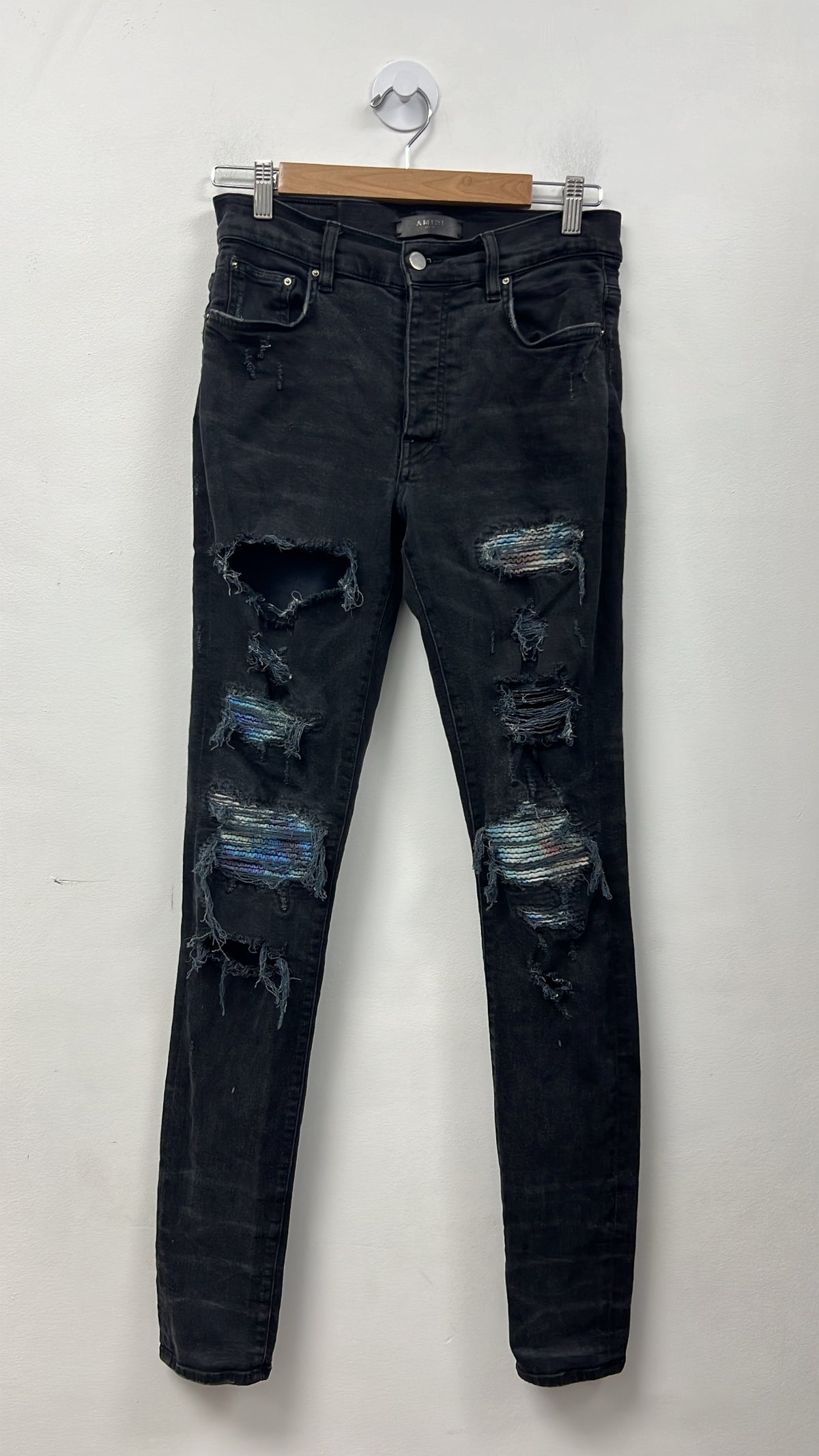 Amiri Black Tie Dye Jeans