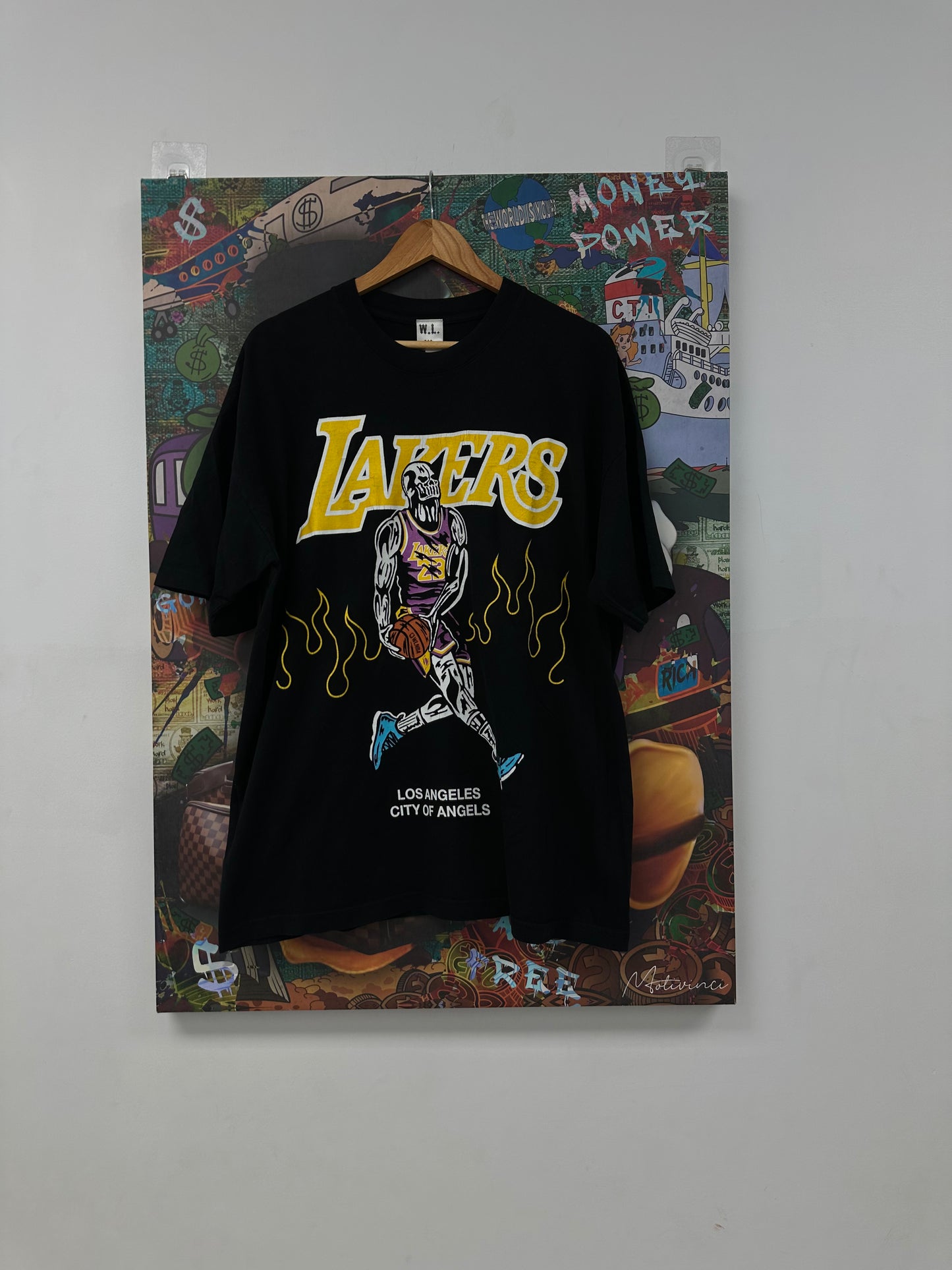 Warren Lotas Lakers Tee Used XL