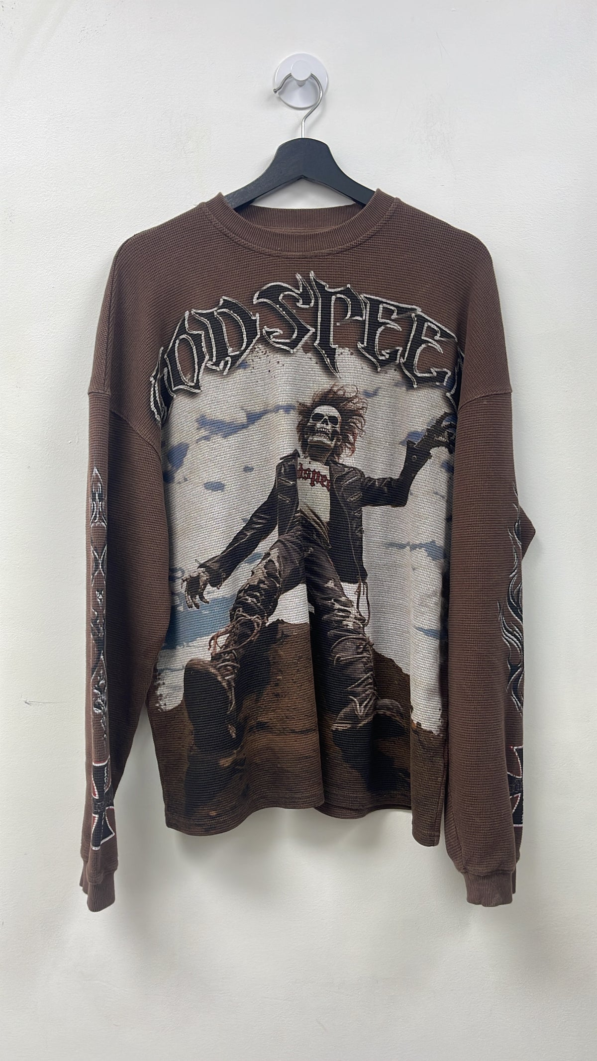 Godspeed Brown Wash Rocker Thermal Long Sleeve