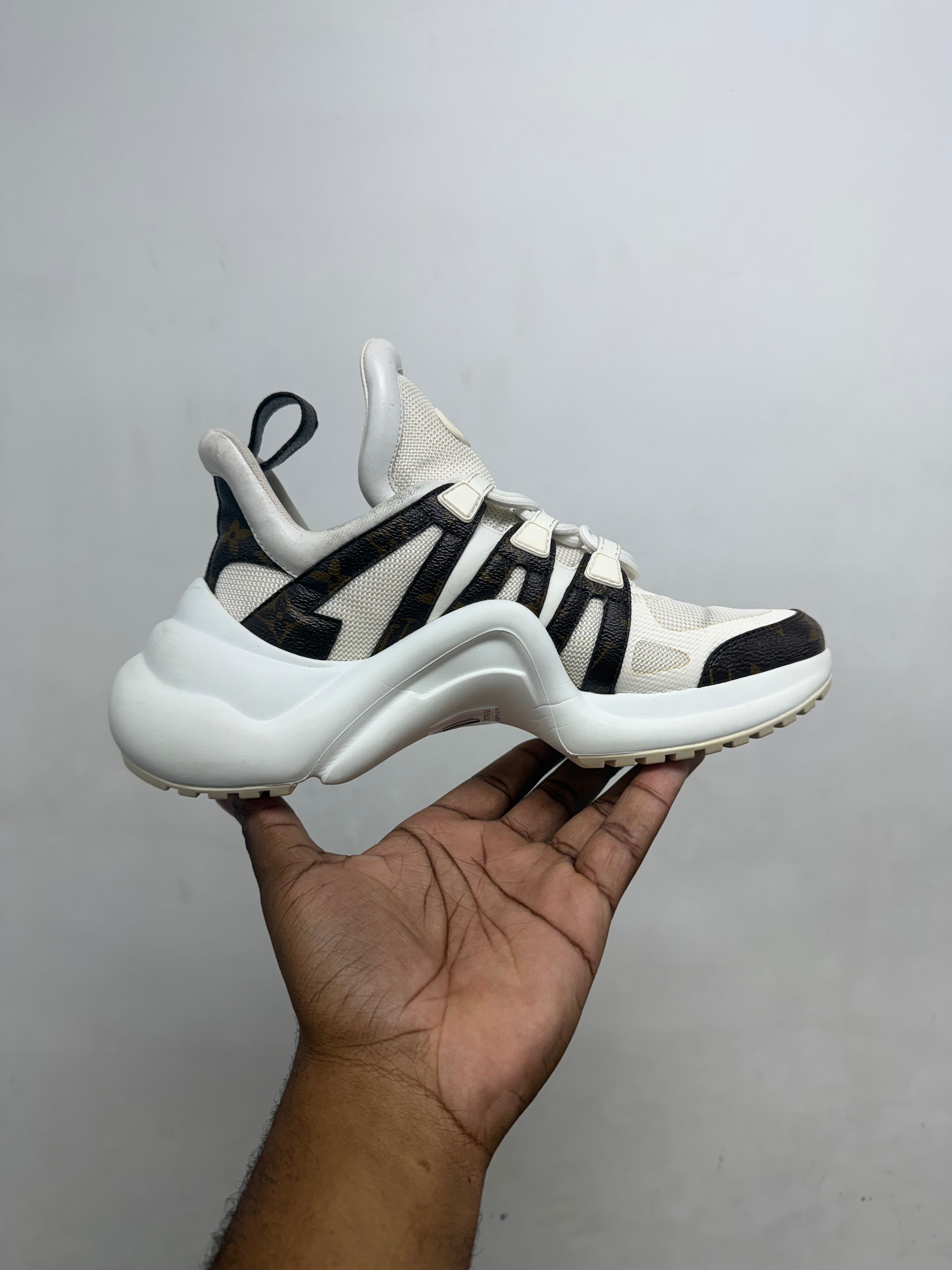 Louis Vuitton Brown Monogram Arch Light Sneakers