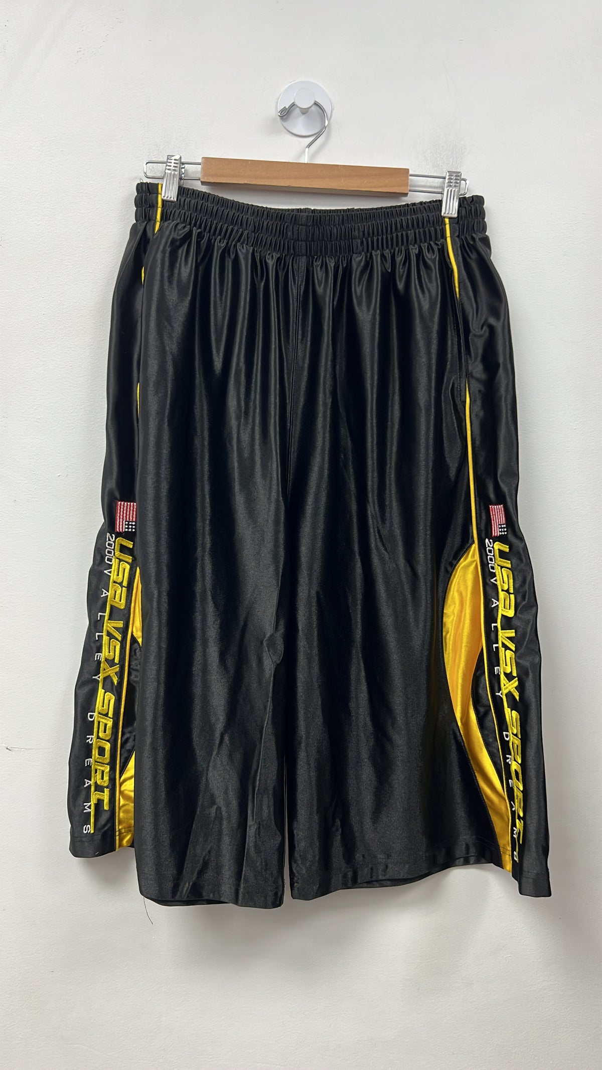 Vale Black Yellow Mamba Basketball Shorts