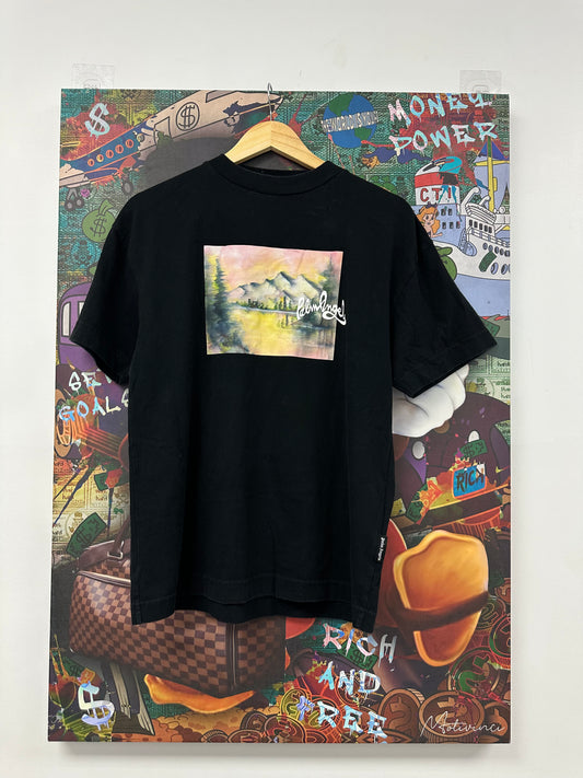 Palm Angels Tee Black Sunset Used Small