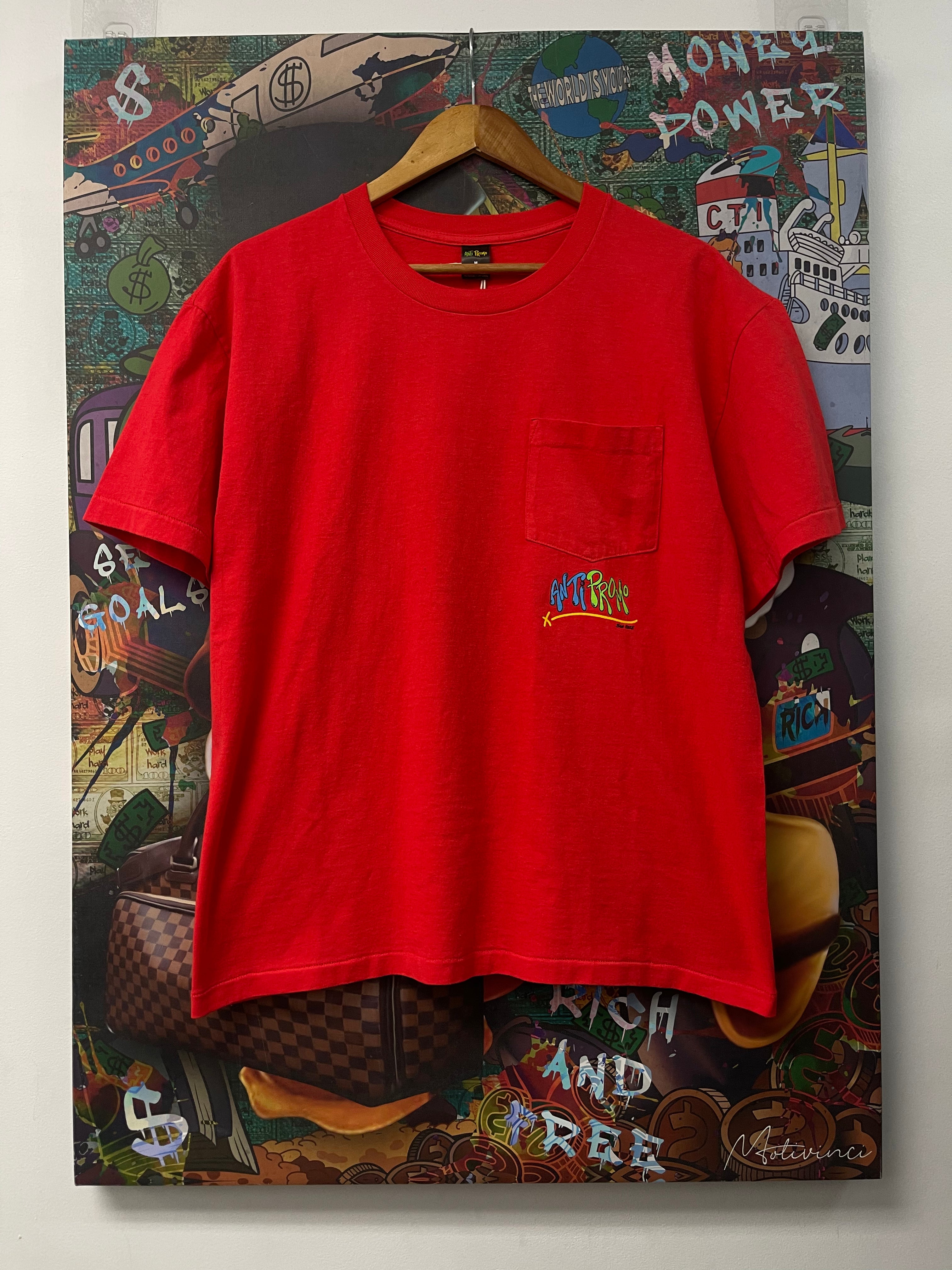 Matty Boy Red Anti Promo Sign Here Tee