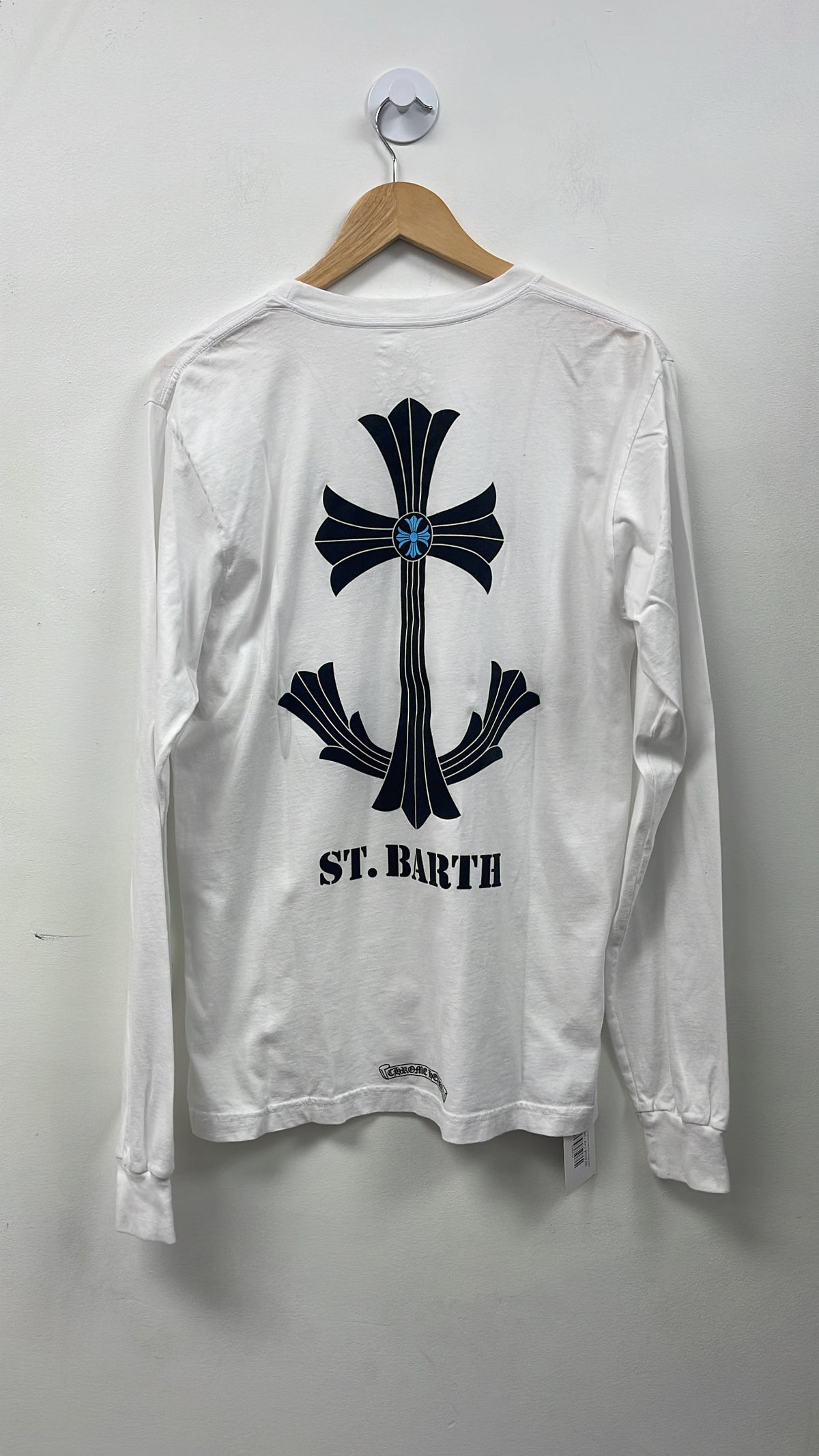 Chrome Hearts St Barth's Anchor Long Sleeve White
