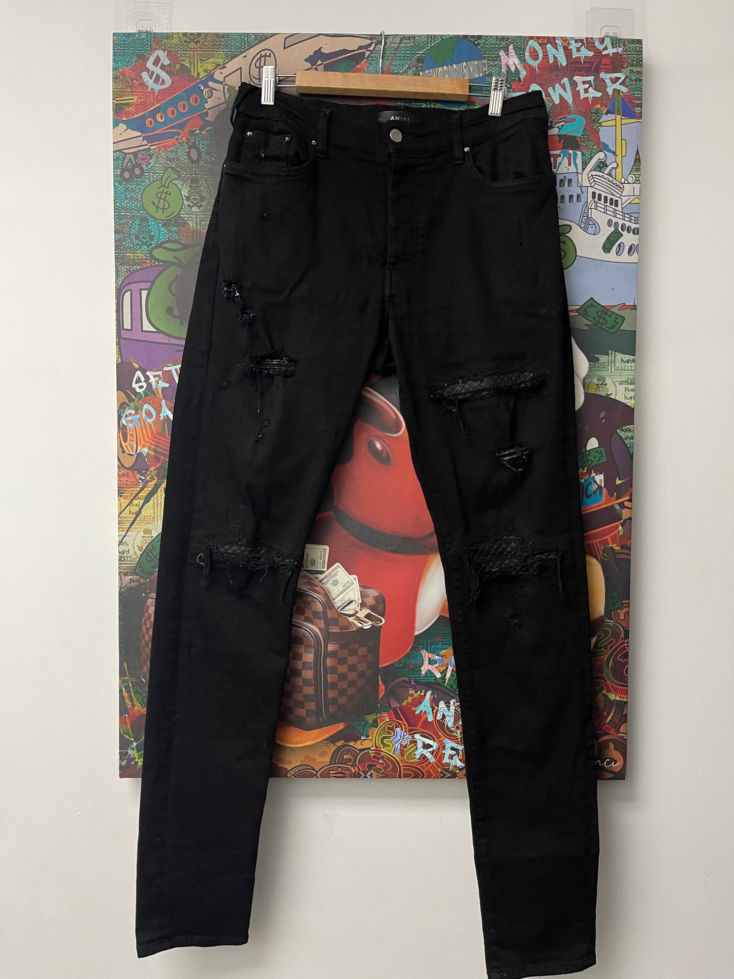 Amiri MX1 Black Black Jeans