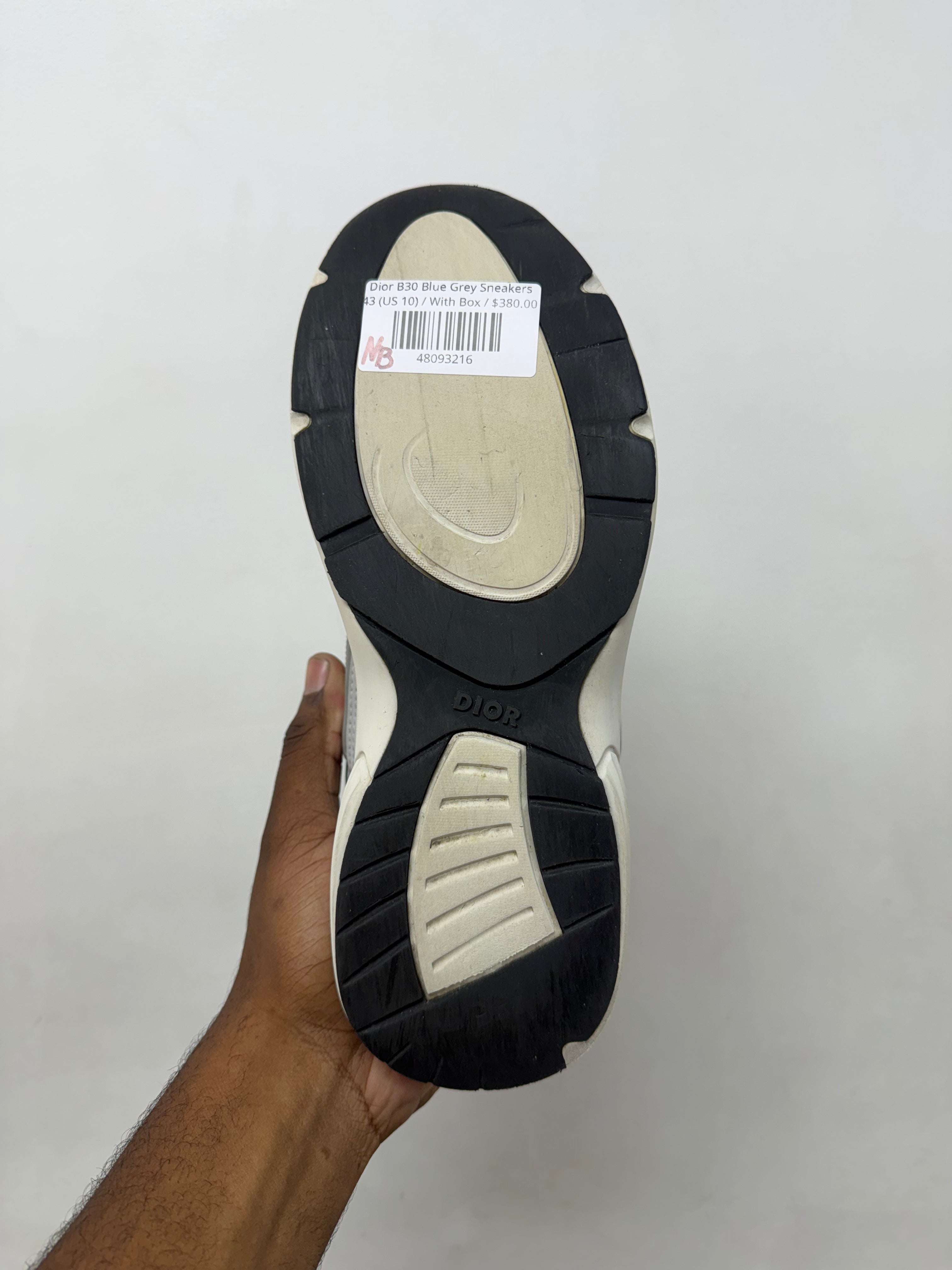 Dior B30 Blue Grey Sneakers