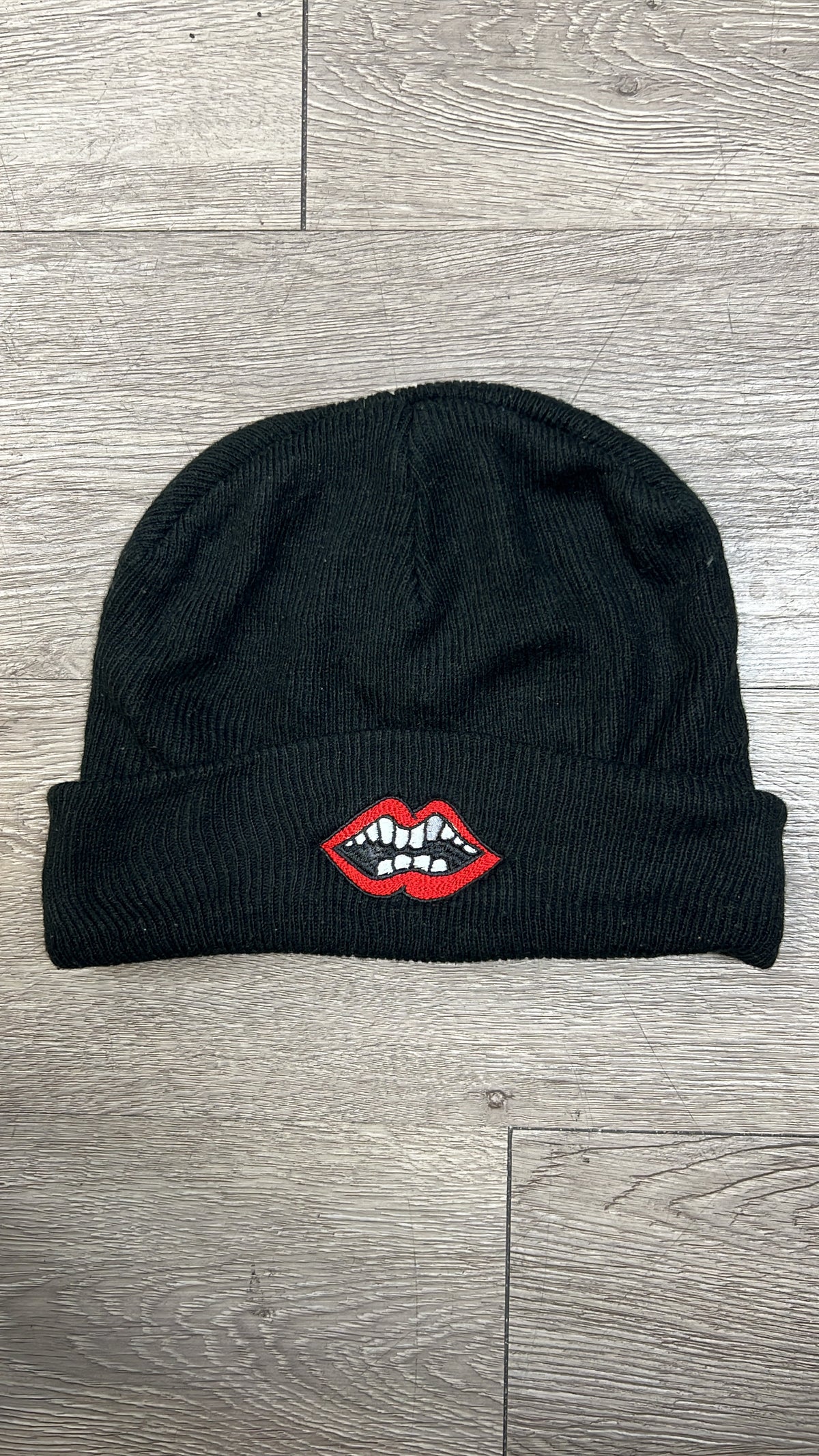 Chrome Hearts Matty Boy Black Chomer Lips Beanie