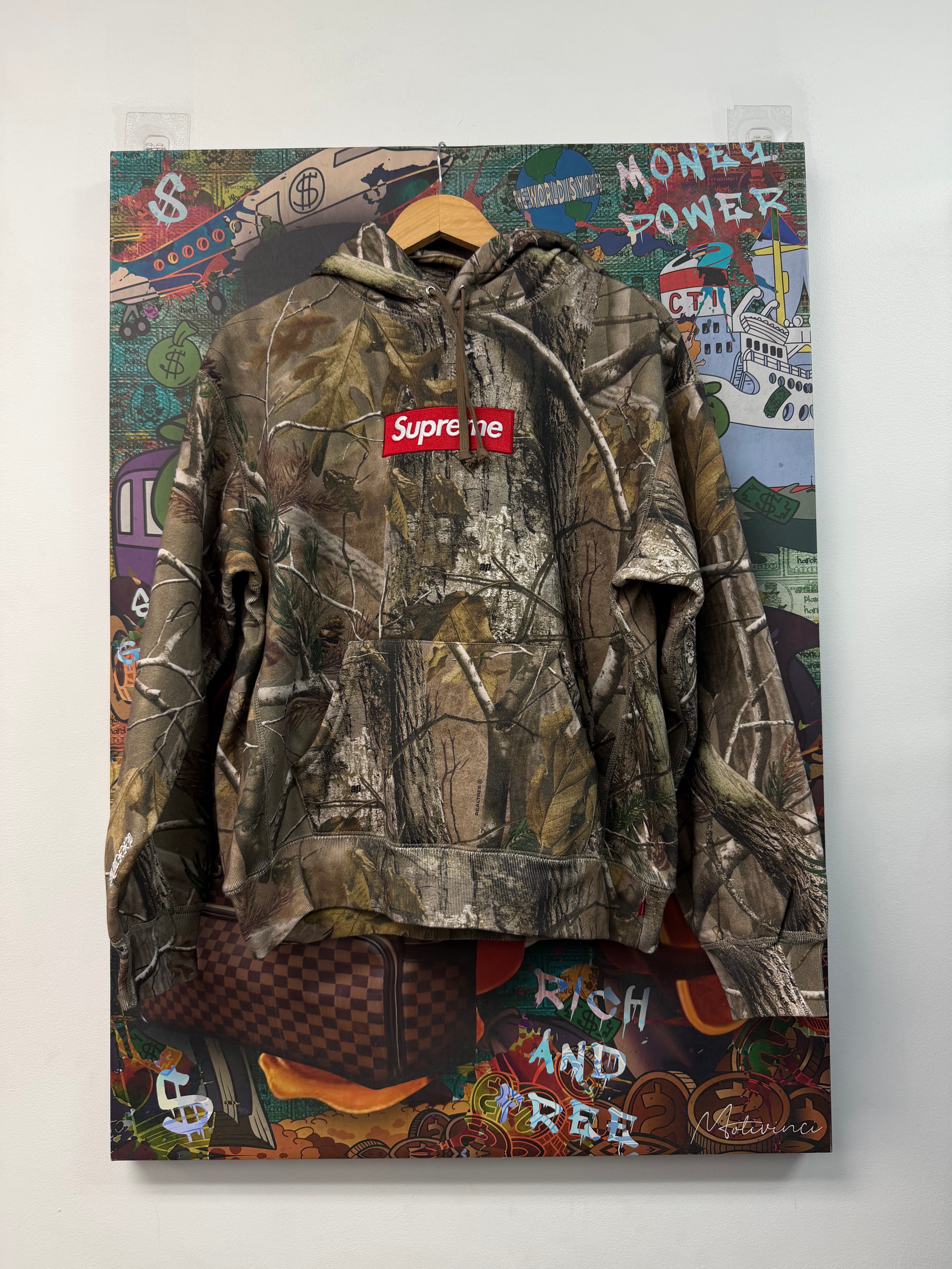 Supreme Camo Box Logo Hoodie