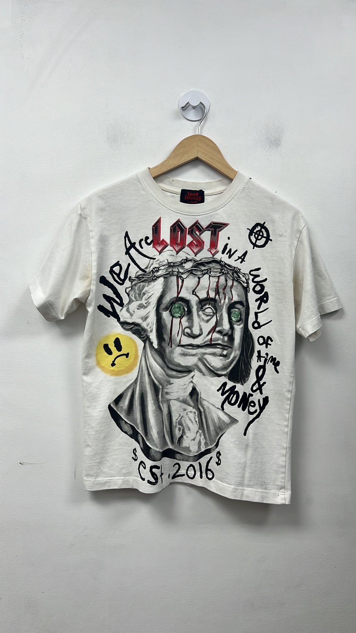Lost Intricacy White Benjamin Franklin Tee