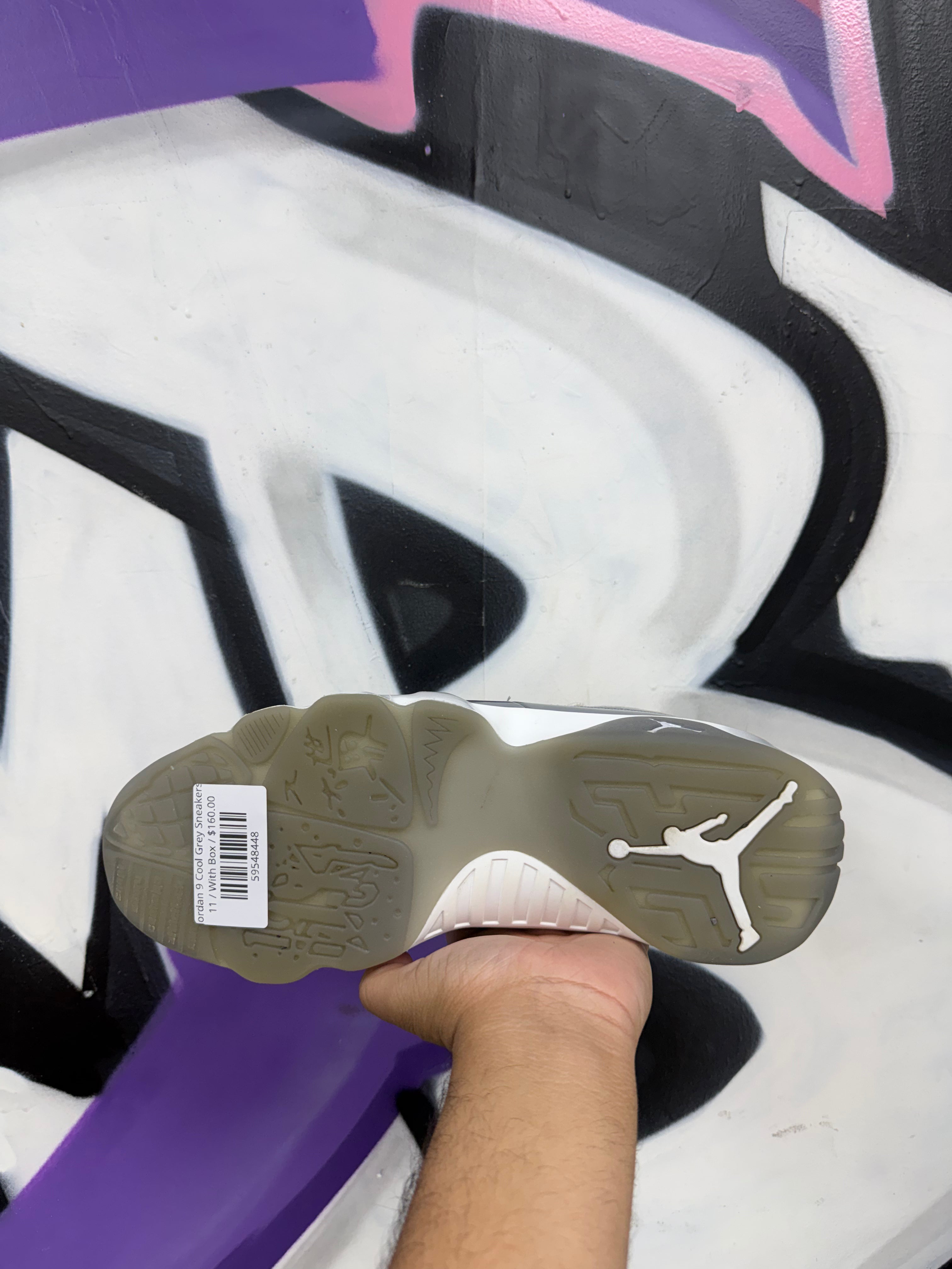 Jordan 9 Cool Grey Sneakers