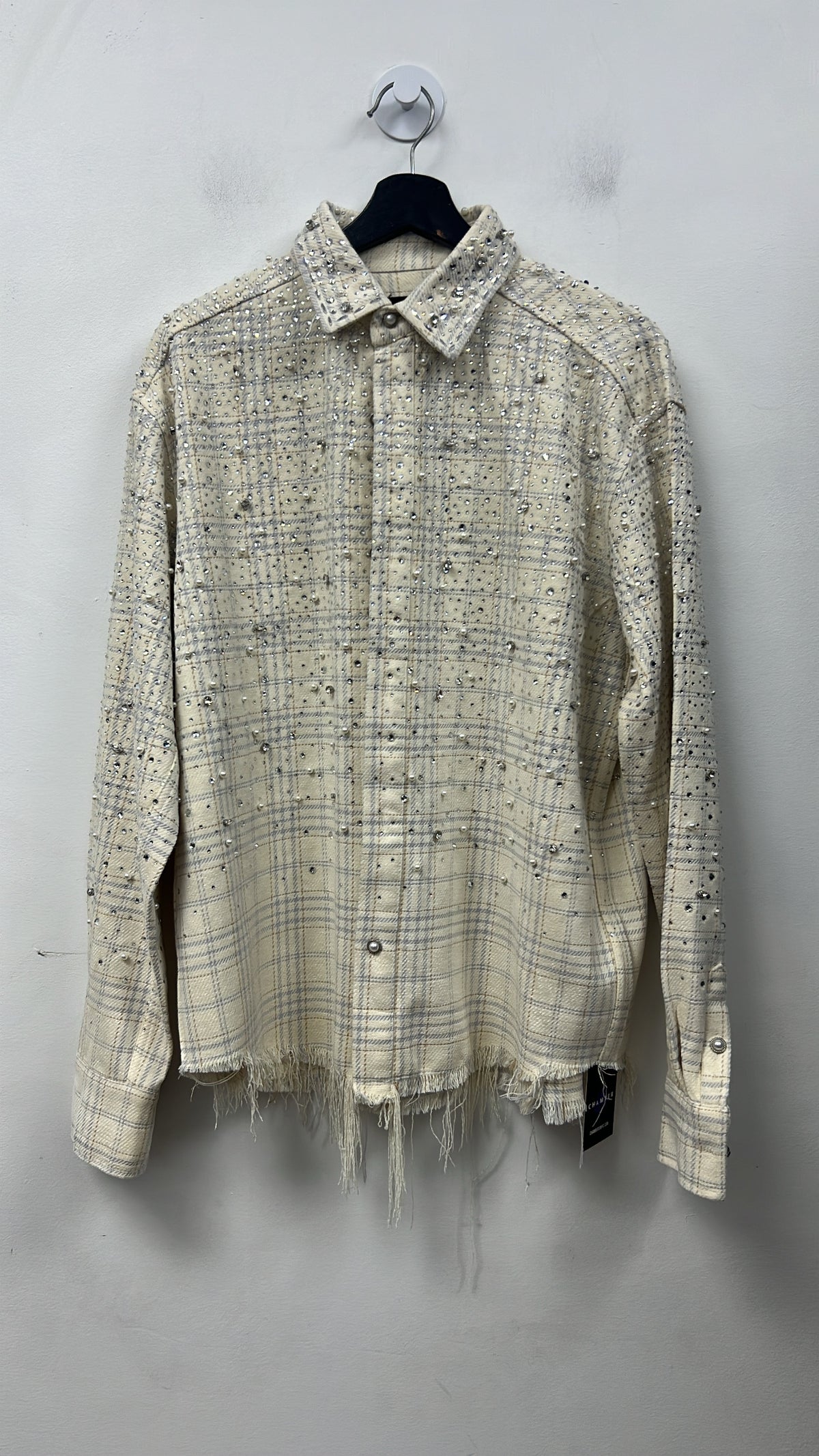 Birth Of A Royal Child Cream Cashew Blossom Button Up