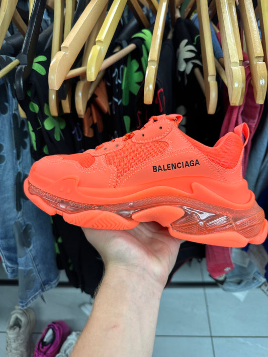 Balenciaga Track Sneakers Orange New 5 With Box