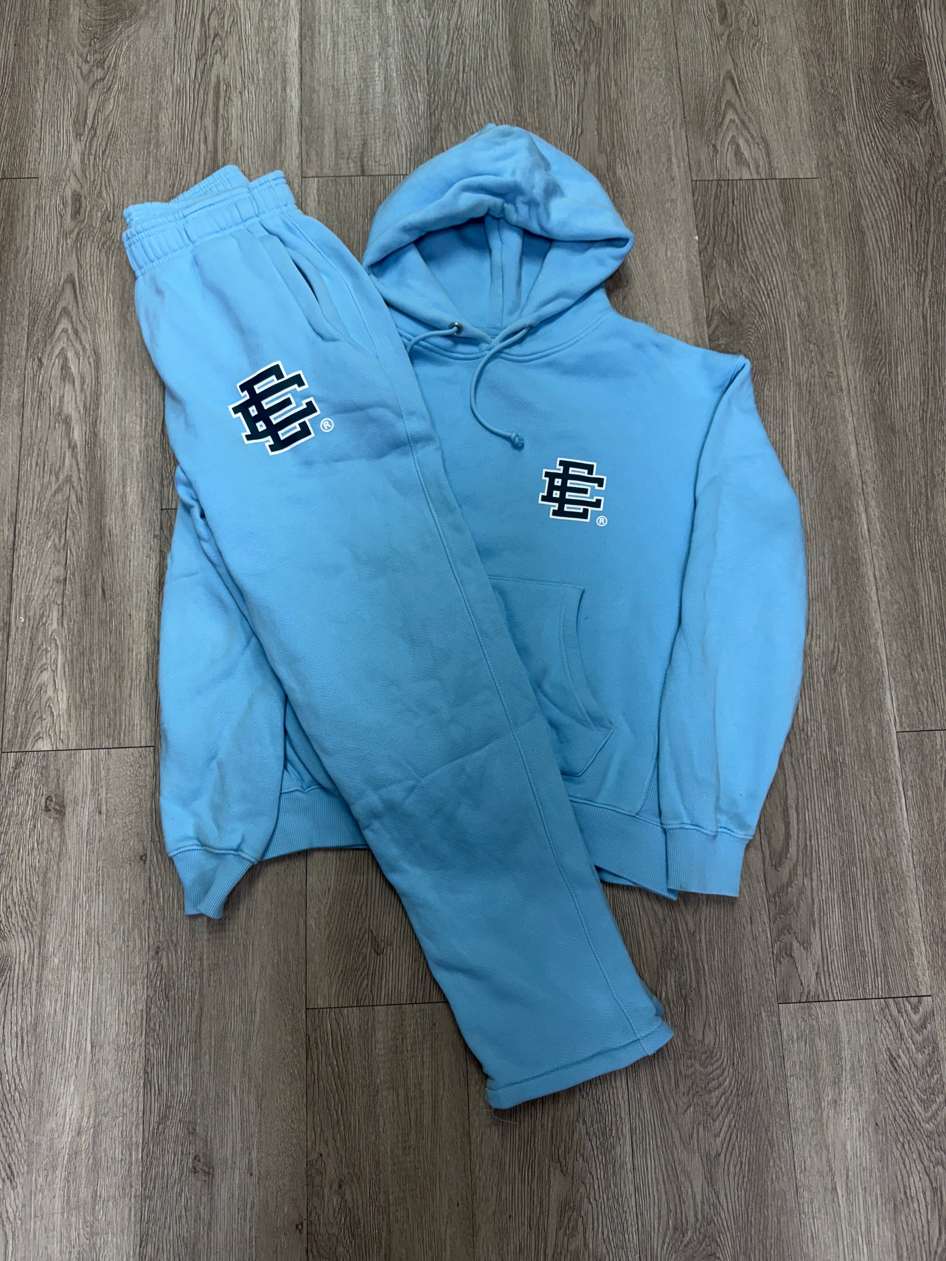 Eric Emanuel Baby Blue Navy Sweatsuit