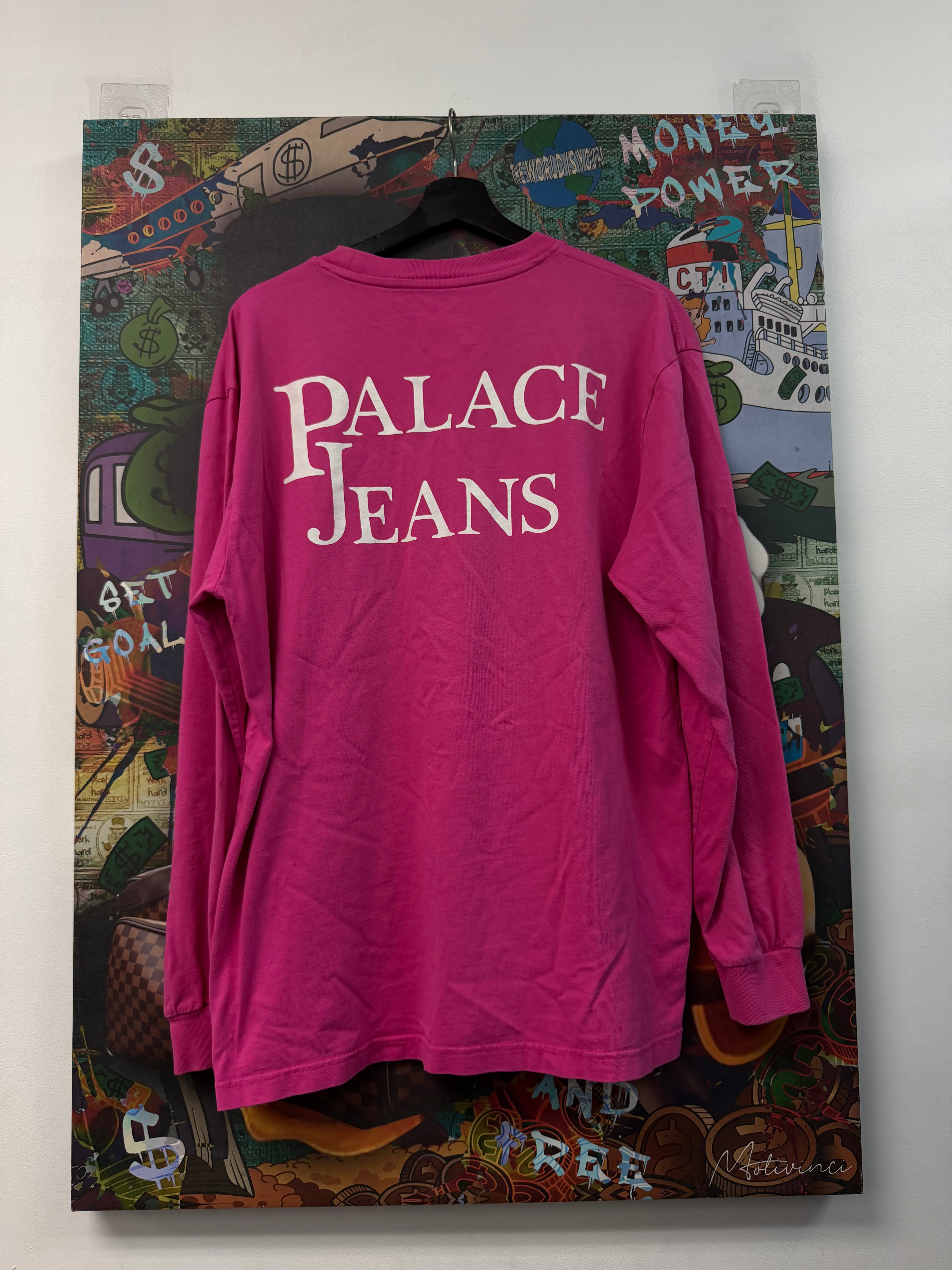 Palace Jeans Pink PJs Long Sleeve