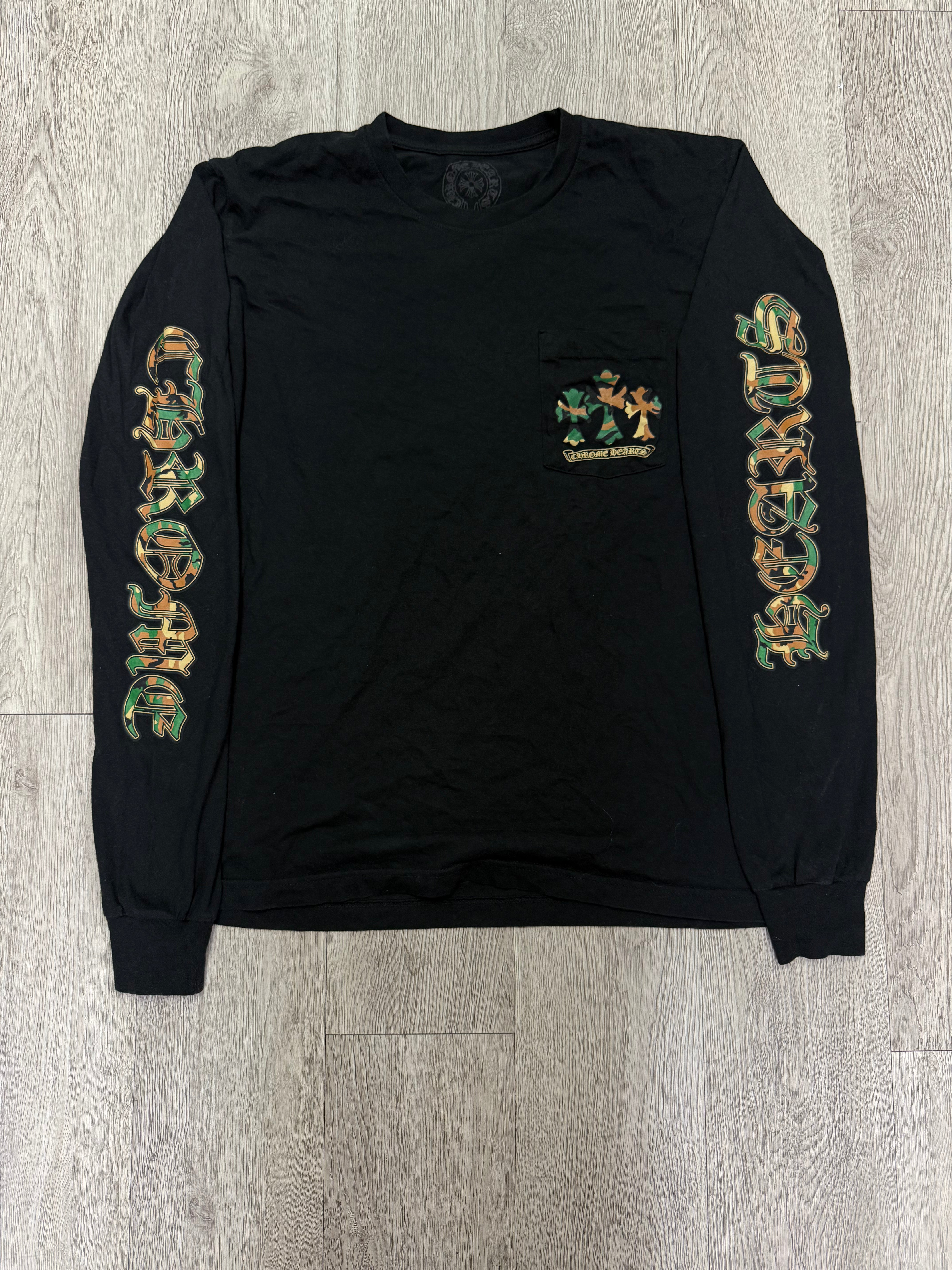 Chrome Hearts Black Camo King Taco Long Sleeve