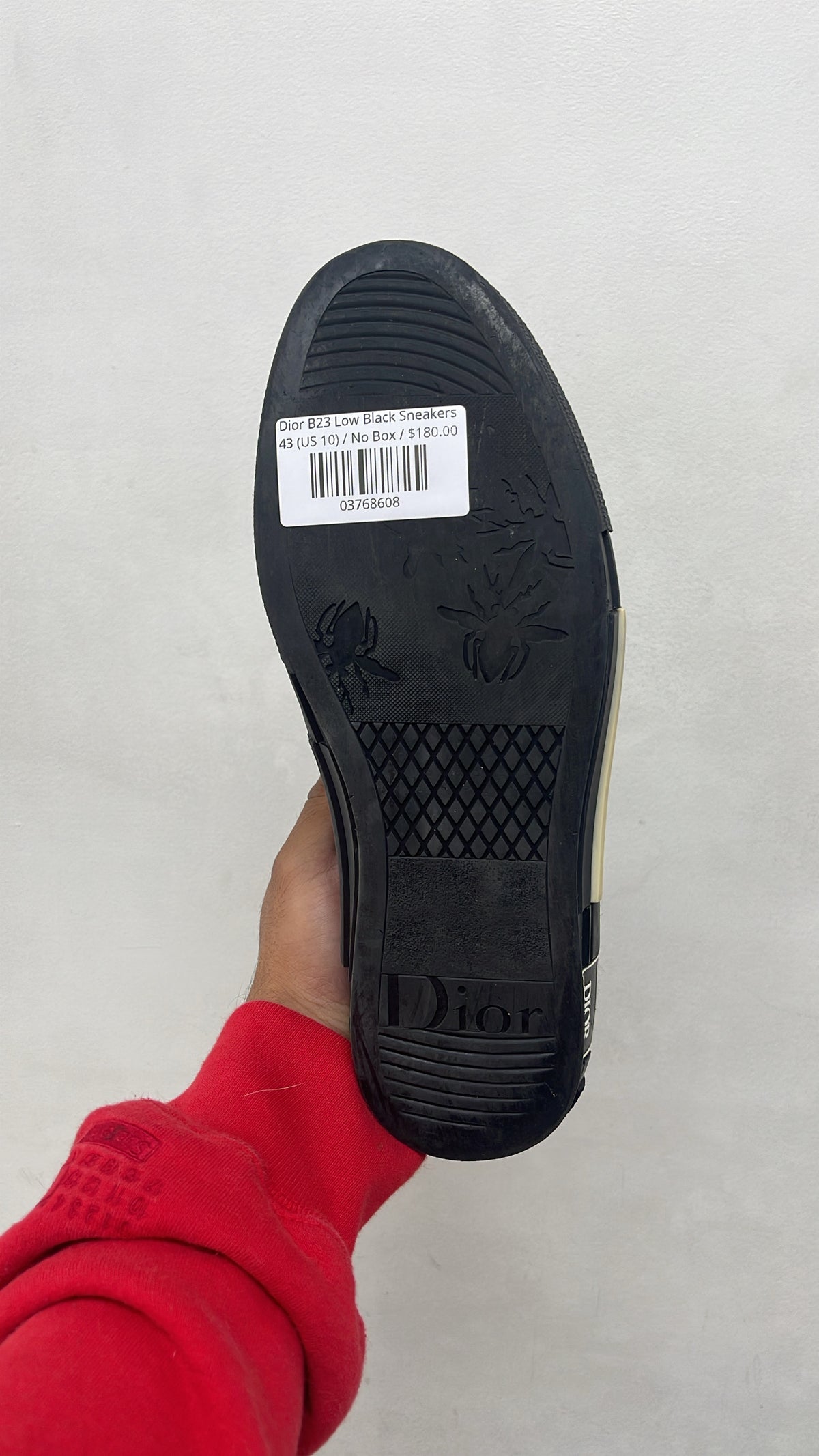 Dior B23 Low Black Sneakers