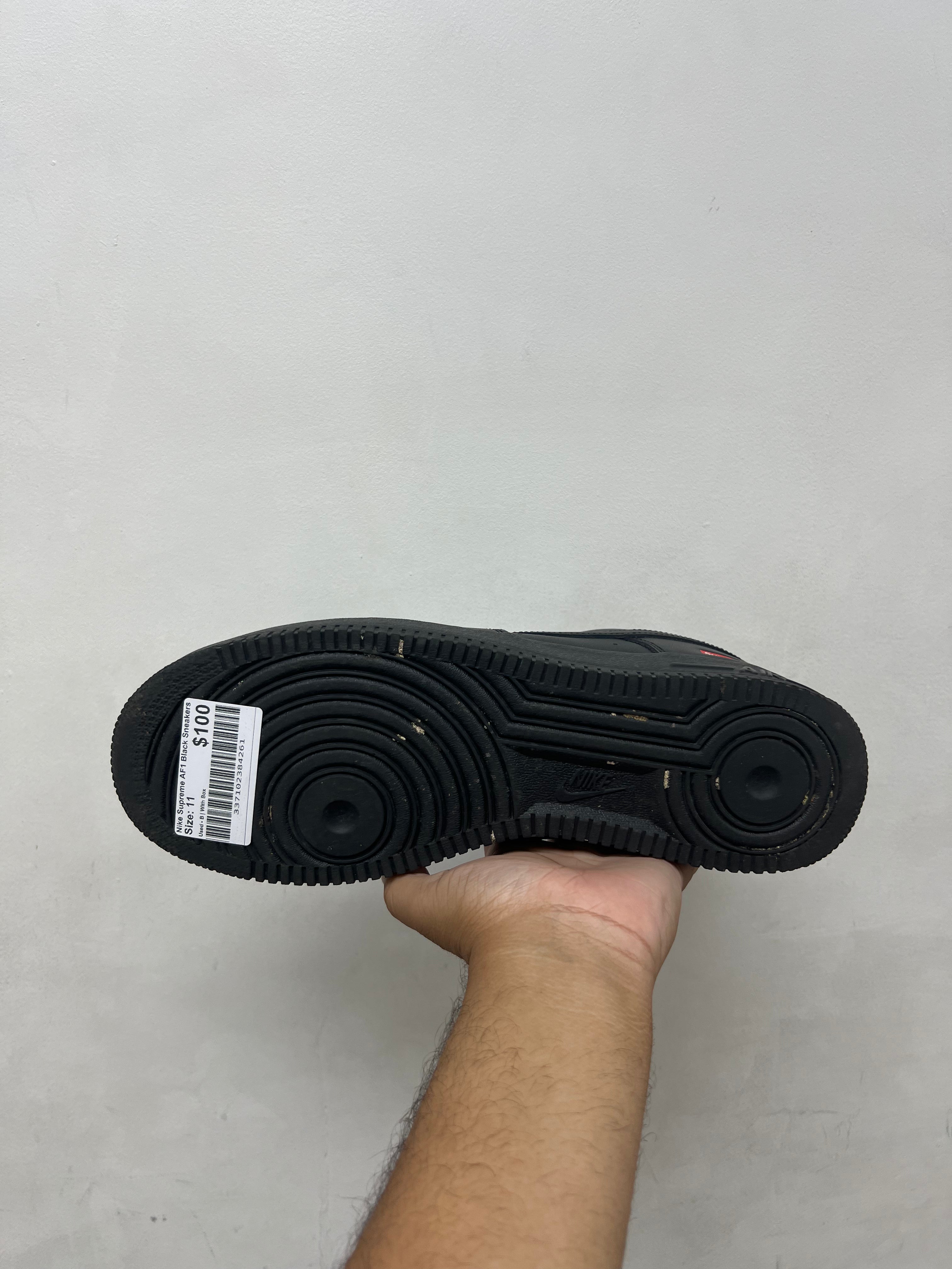 Nike Supreme AF1 Black Sneakers