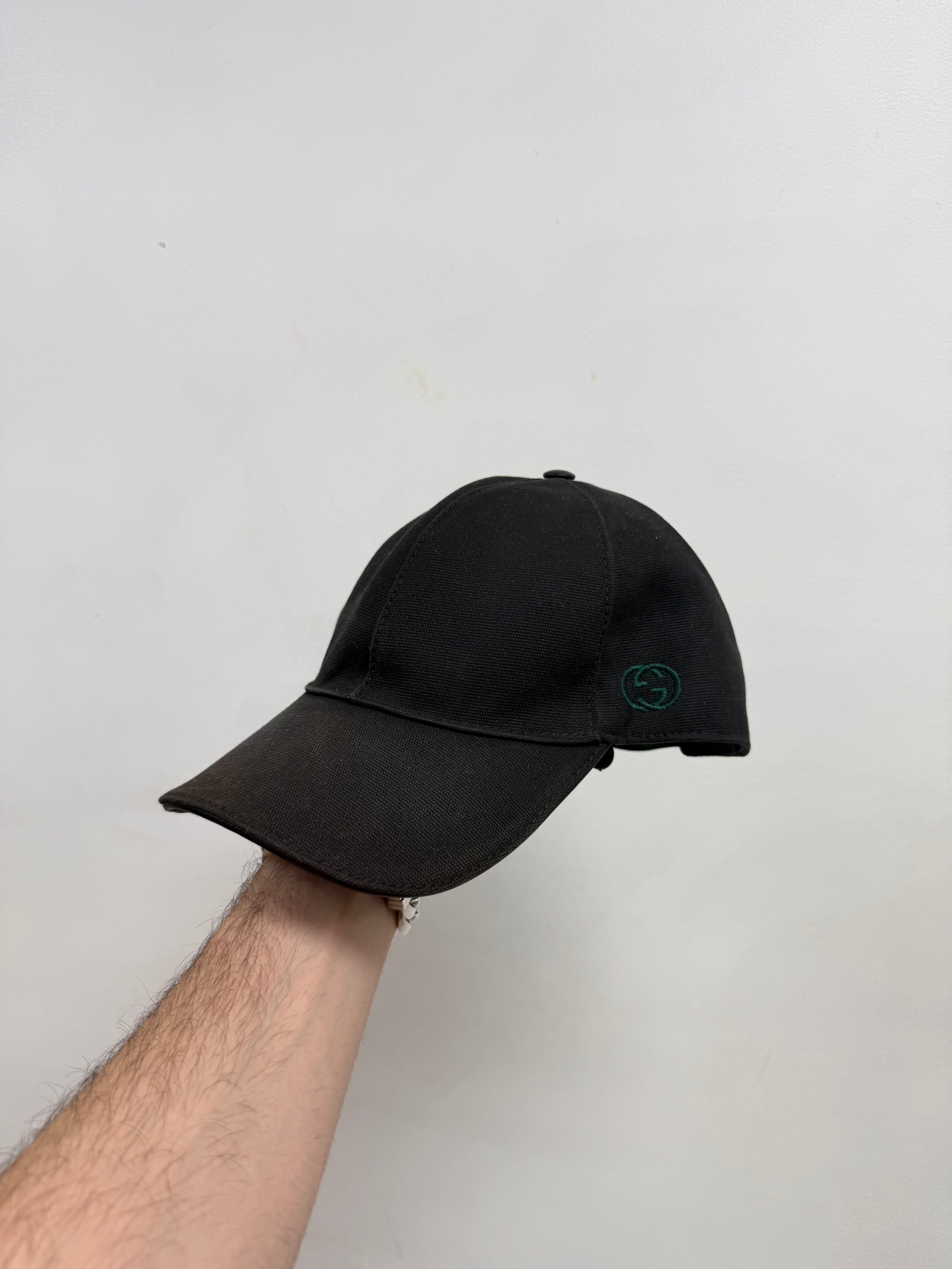 Gucci Black Green GG Cap