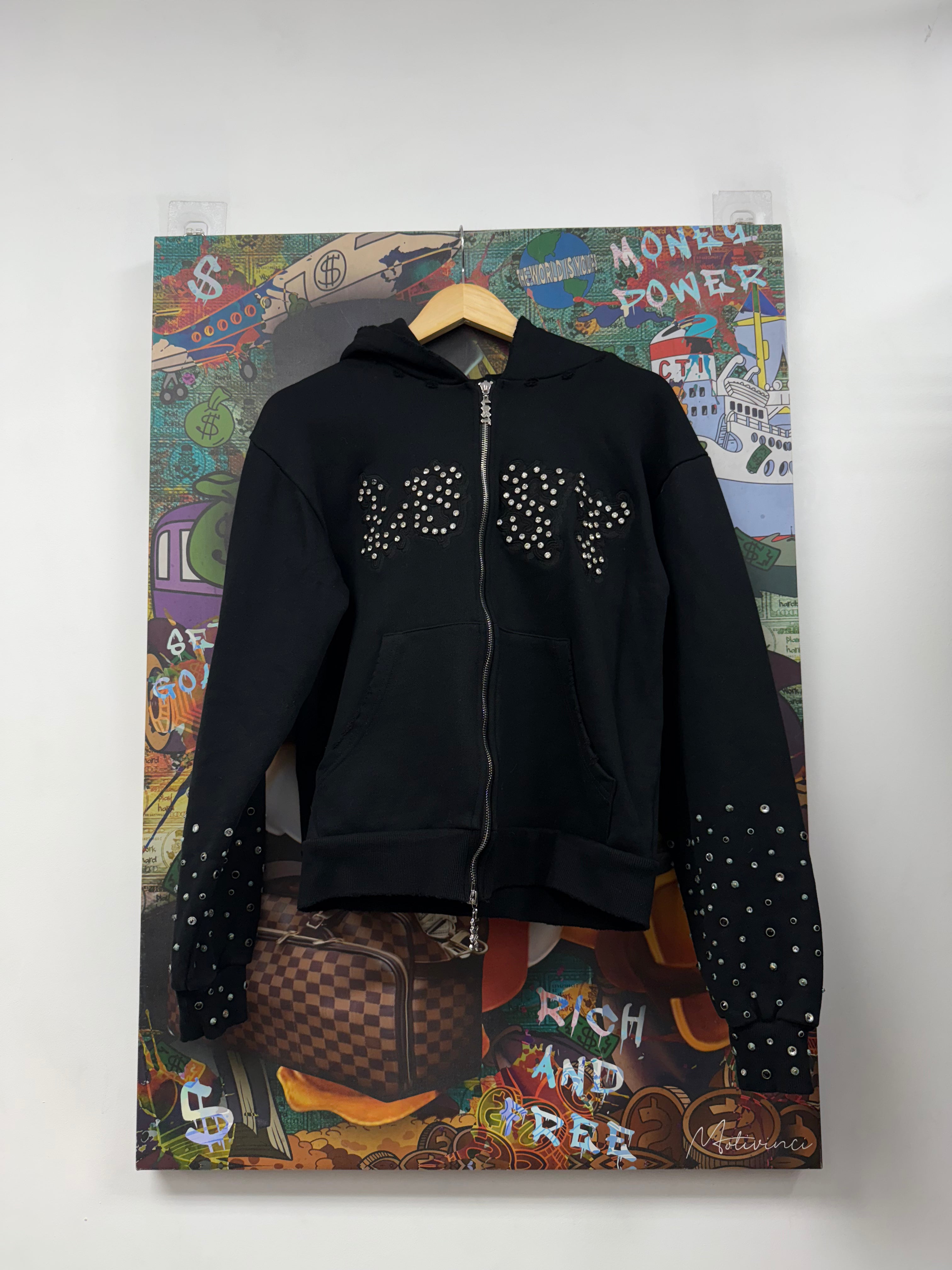Lost Intricacy Black Patch 2.0 Zip Up