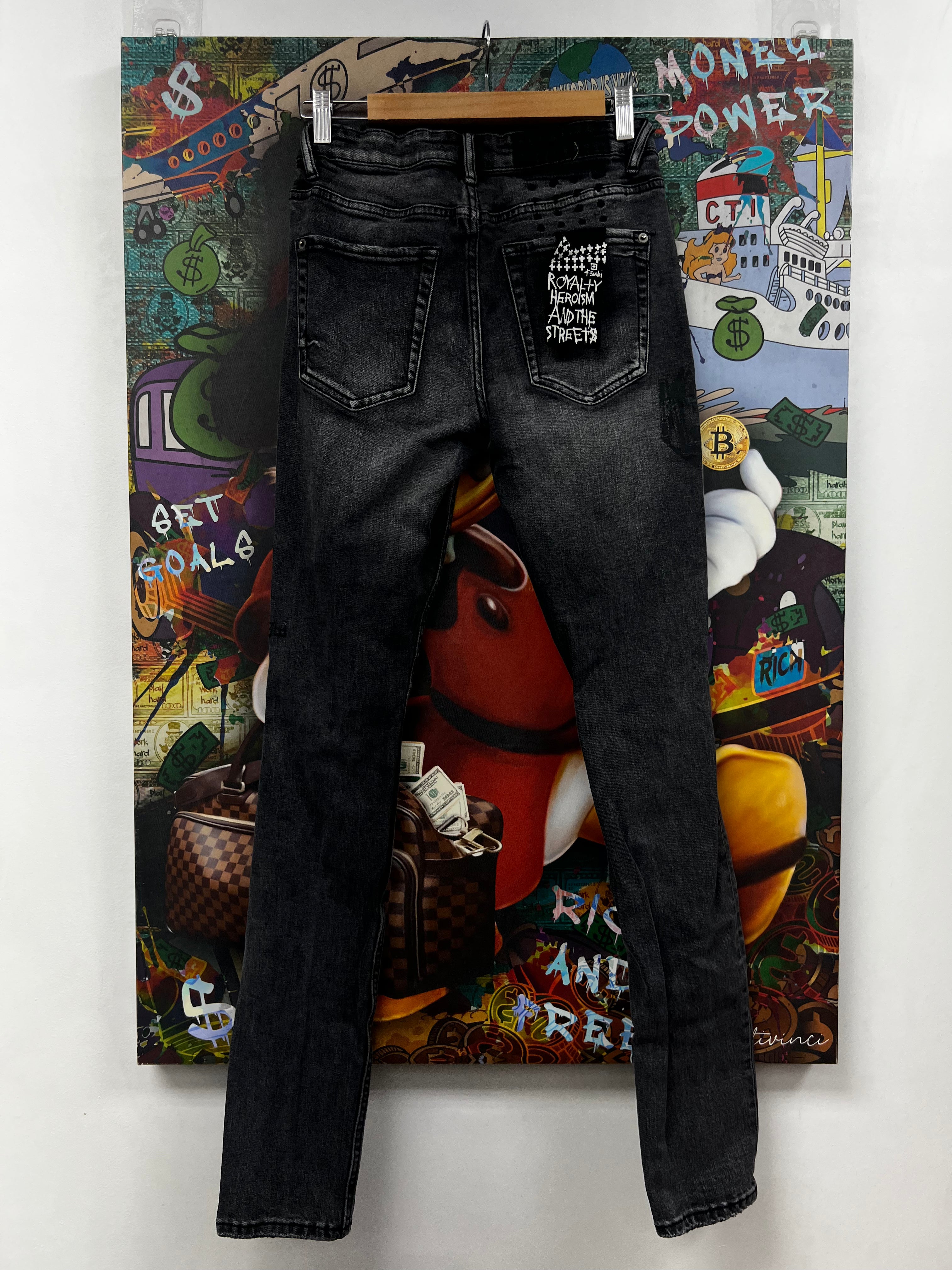 Ksubi Grey Wash World Tour Jeans