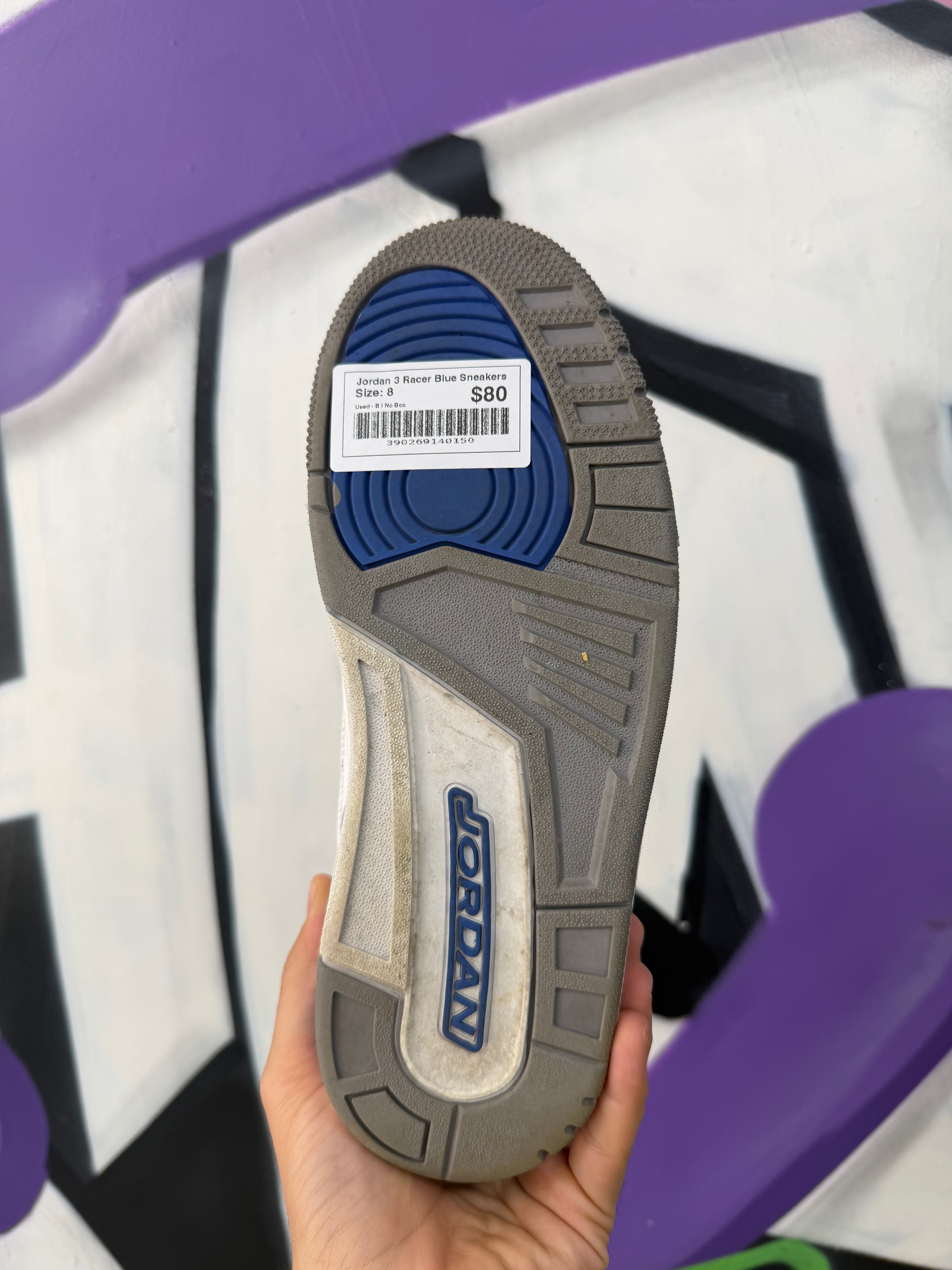 Jordan 3 Racer Blue Sneakers