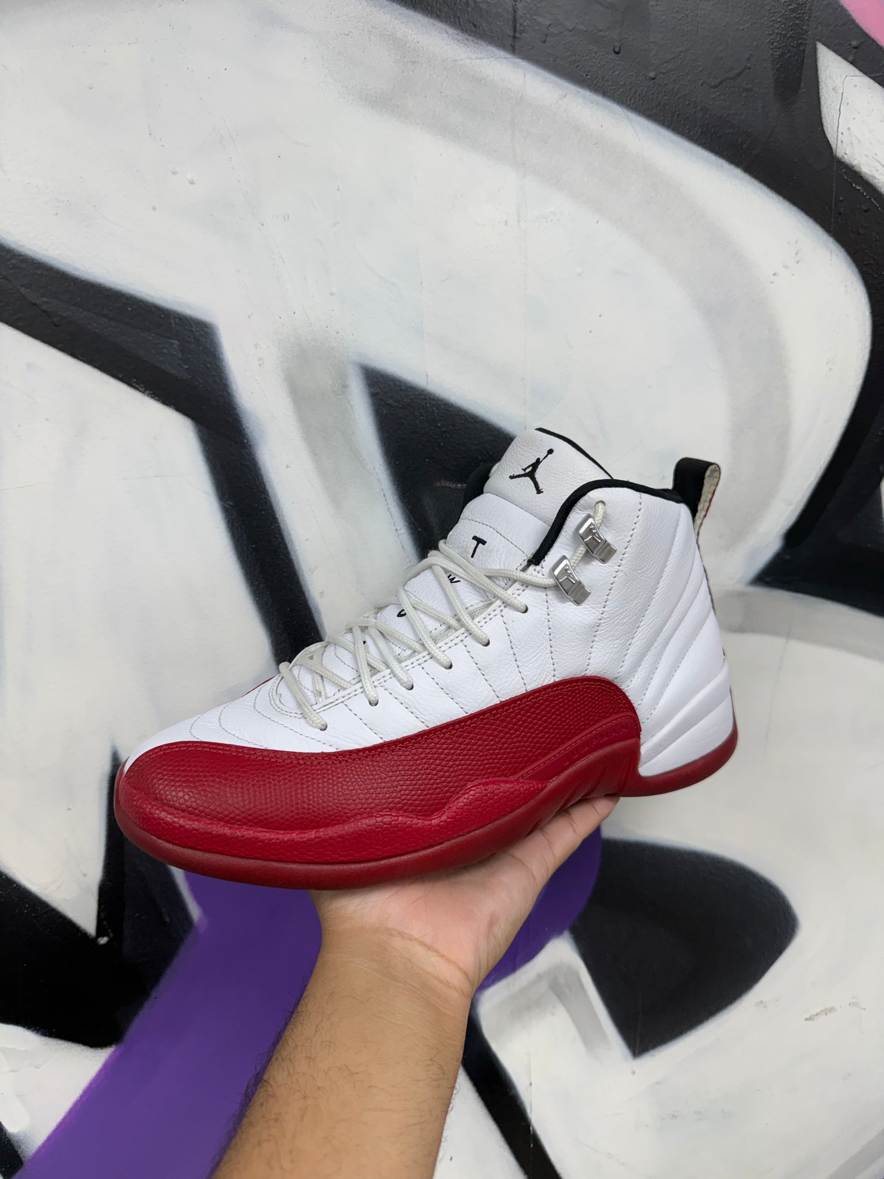 Jordan 12 Cherry Sneakers