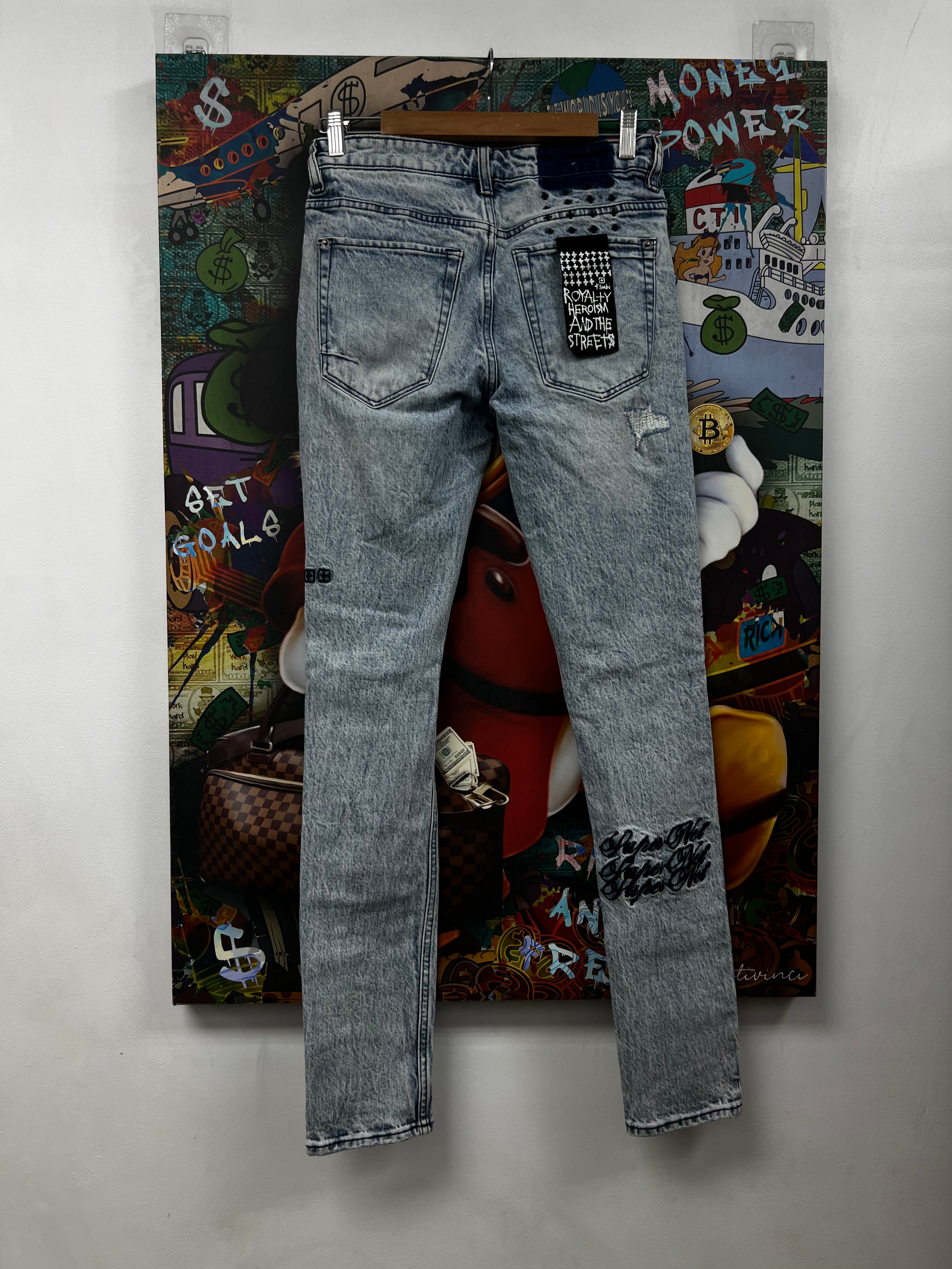 Ksubi Light Wash Supernet Jeans