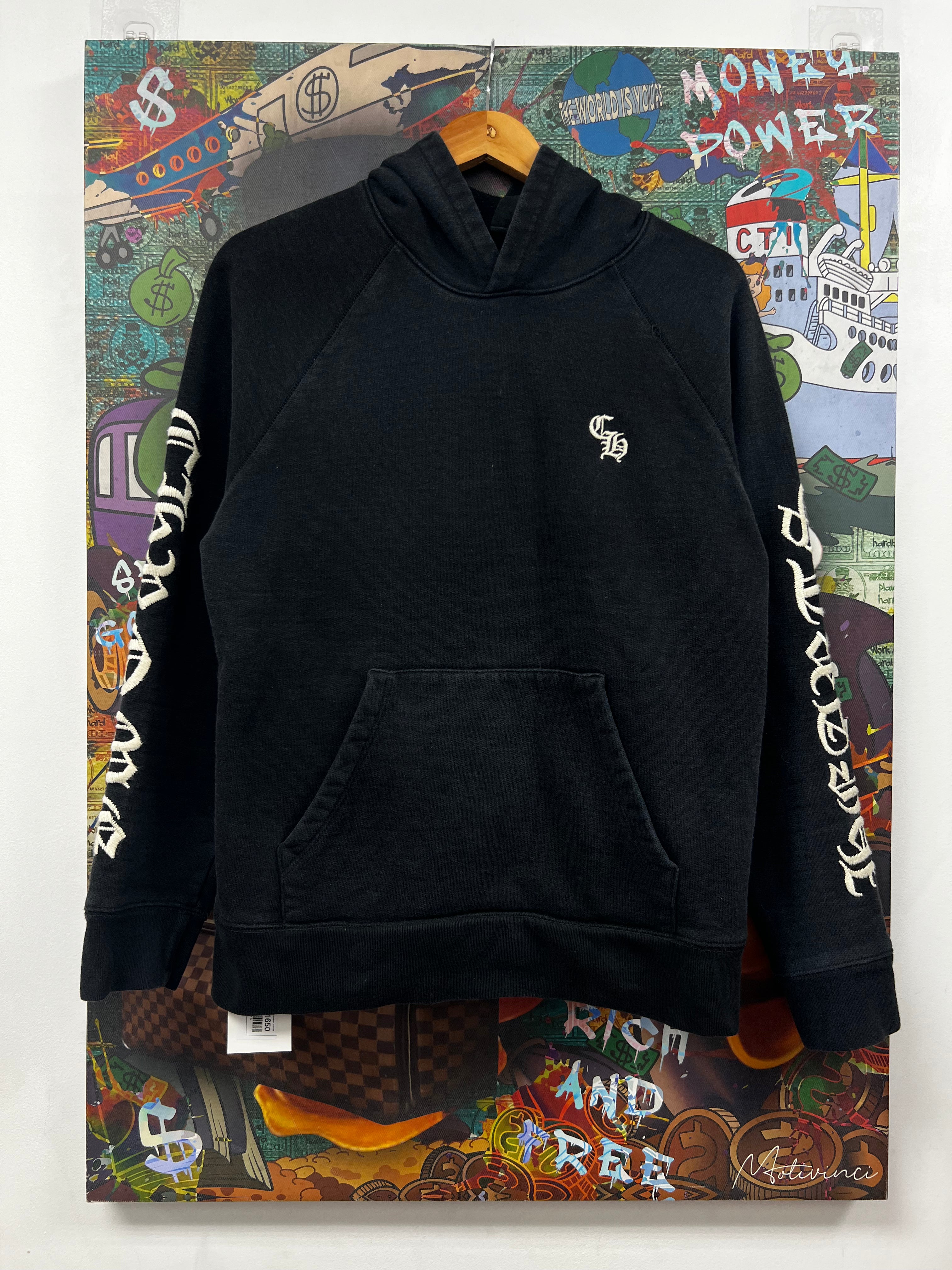Chrome  Hearts Black Slo Ride Embroidered Hoodie