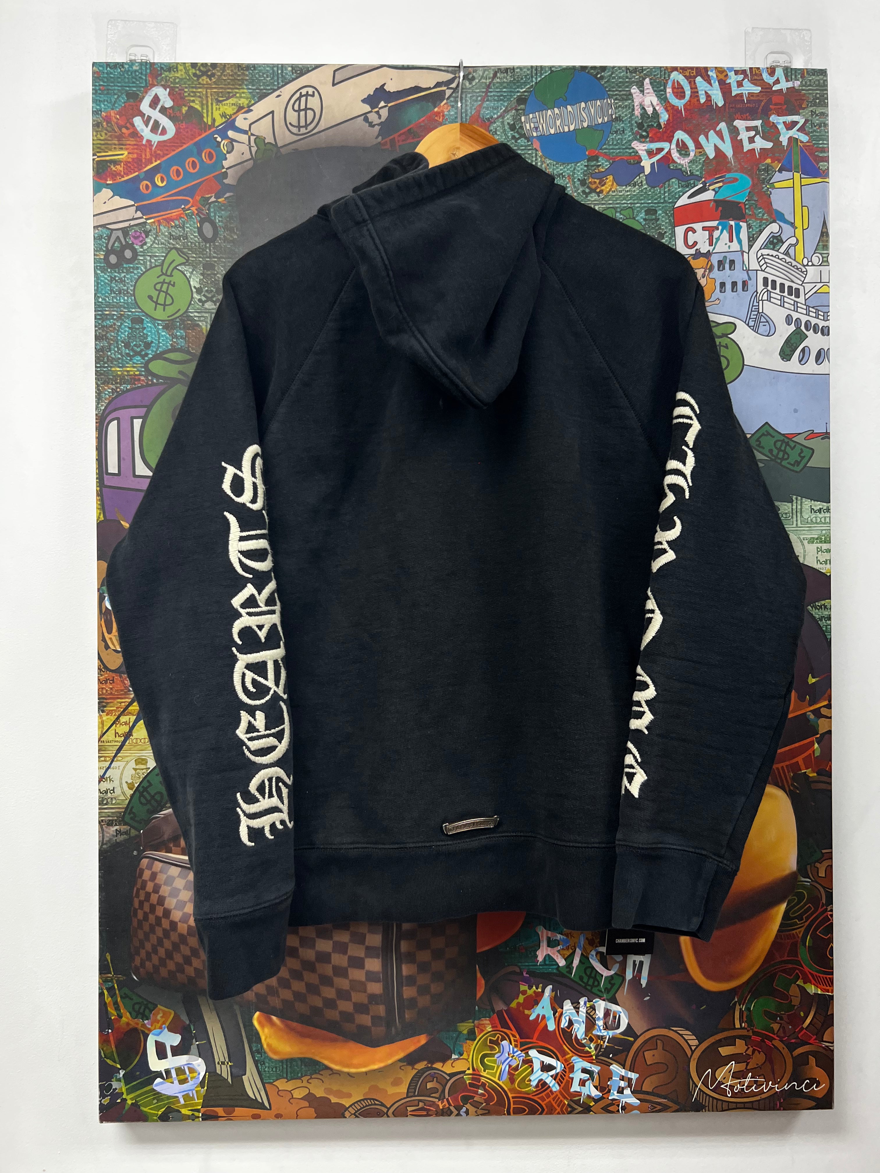 Chrome  Hearts Black Slo Ride Embroidered Hoodie