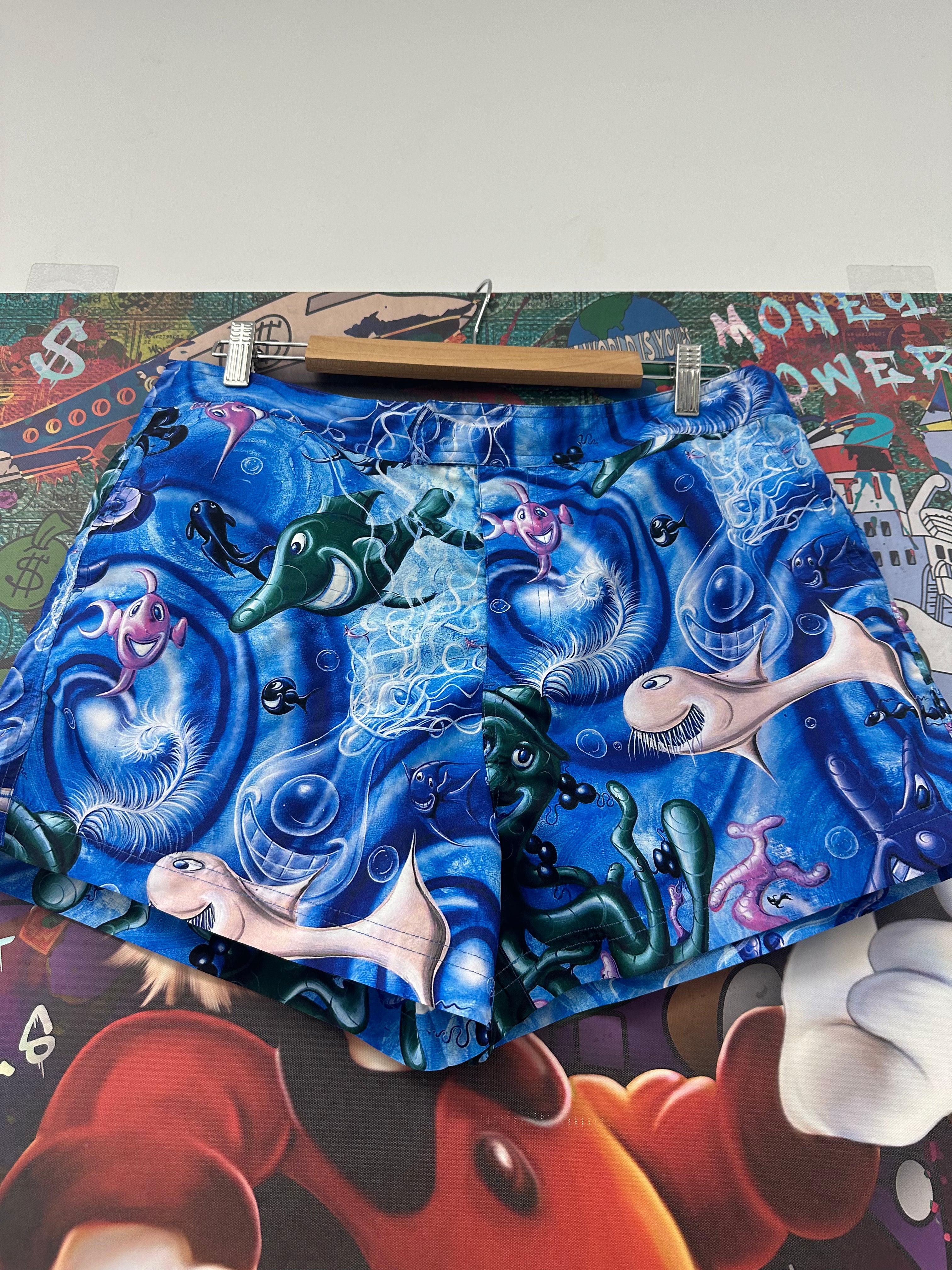 Dior Swim Trunks Sea World XL New