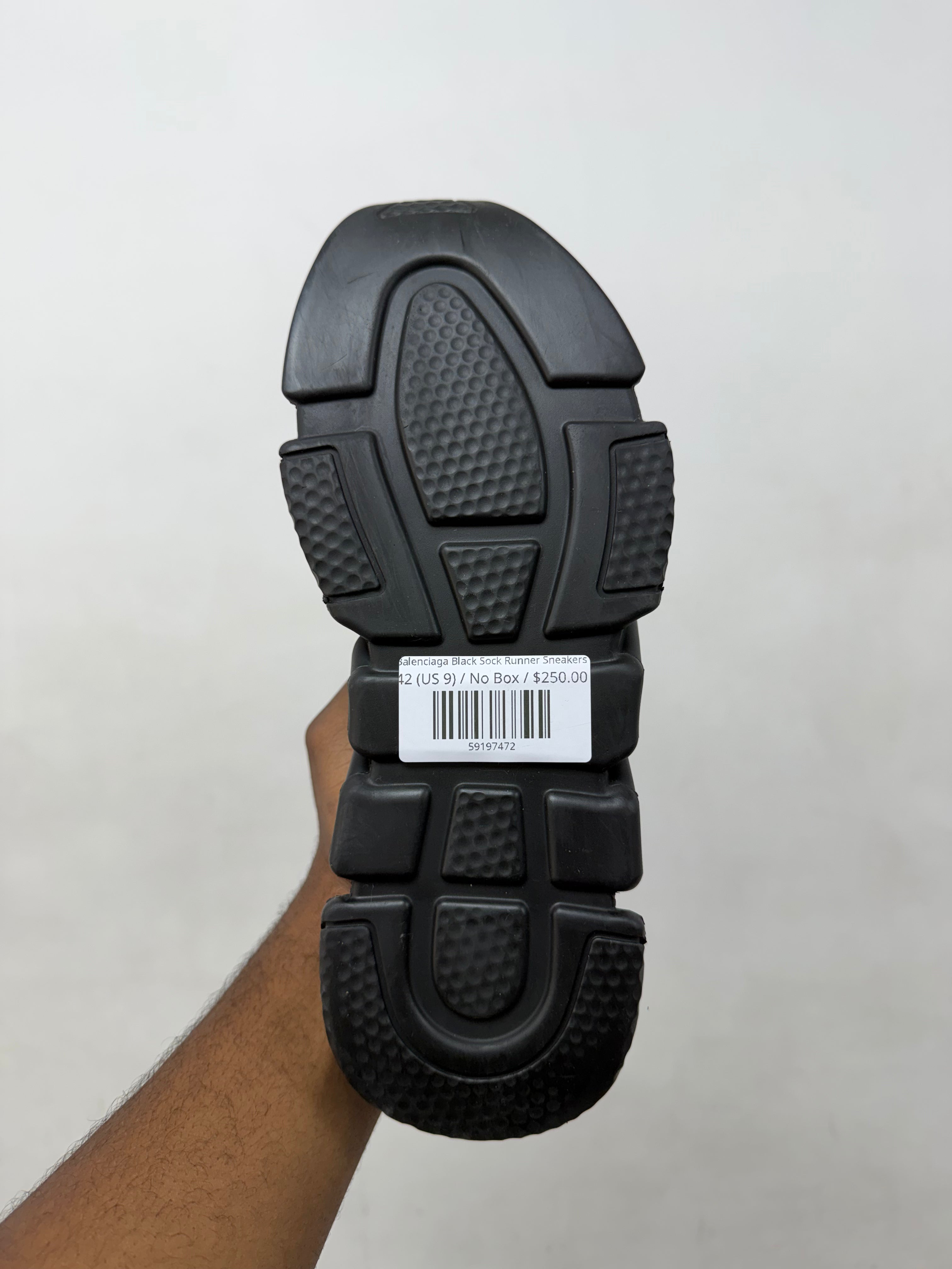 Balenciaga Black Sock Runner Sneakers