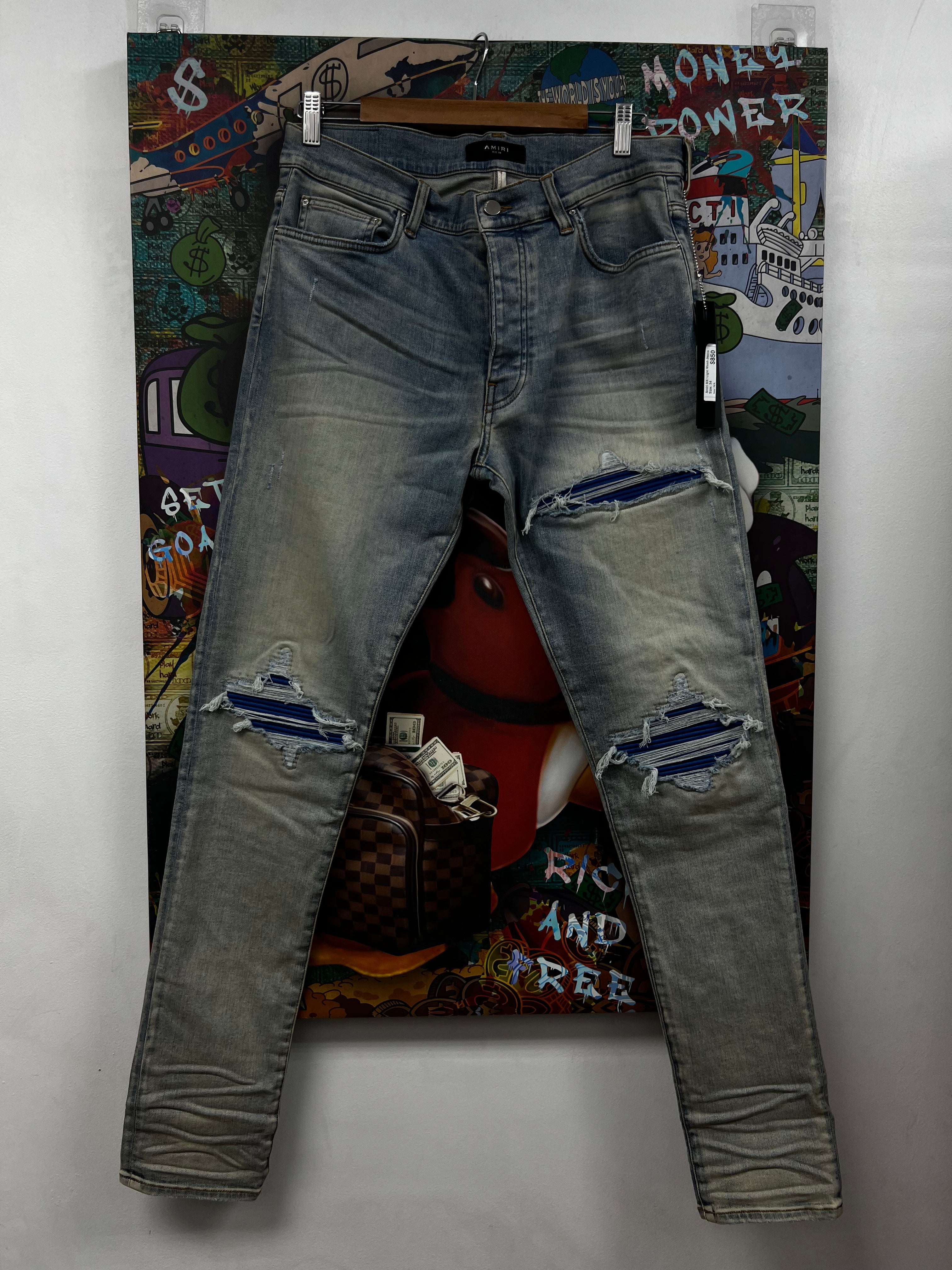 Amiri MX! Light Wash Jeans