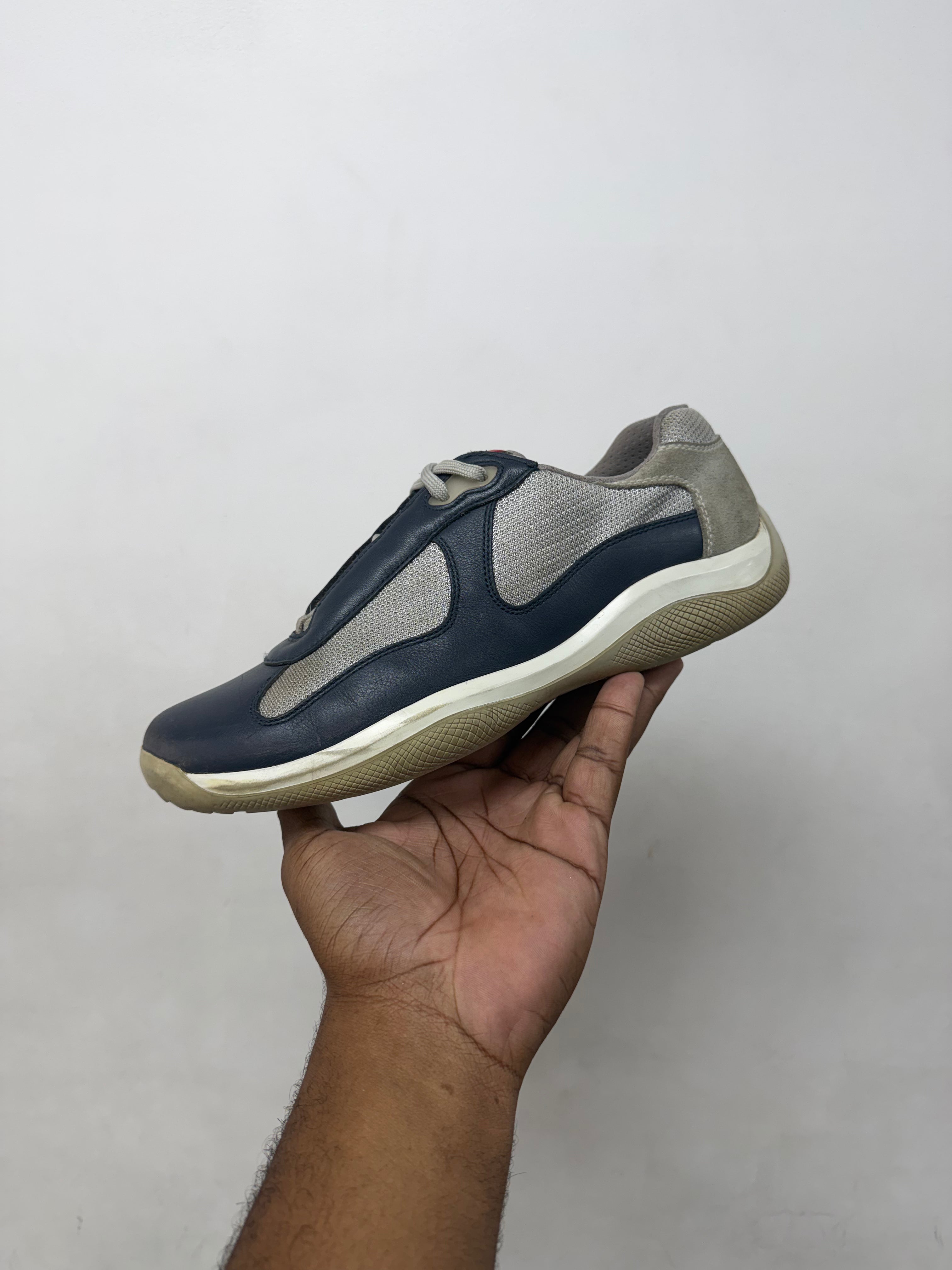 Prada Navy Prada Cup Sneakers