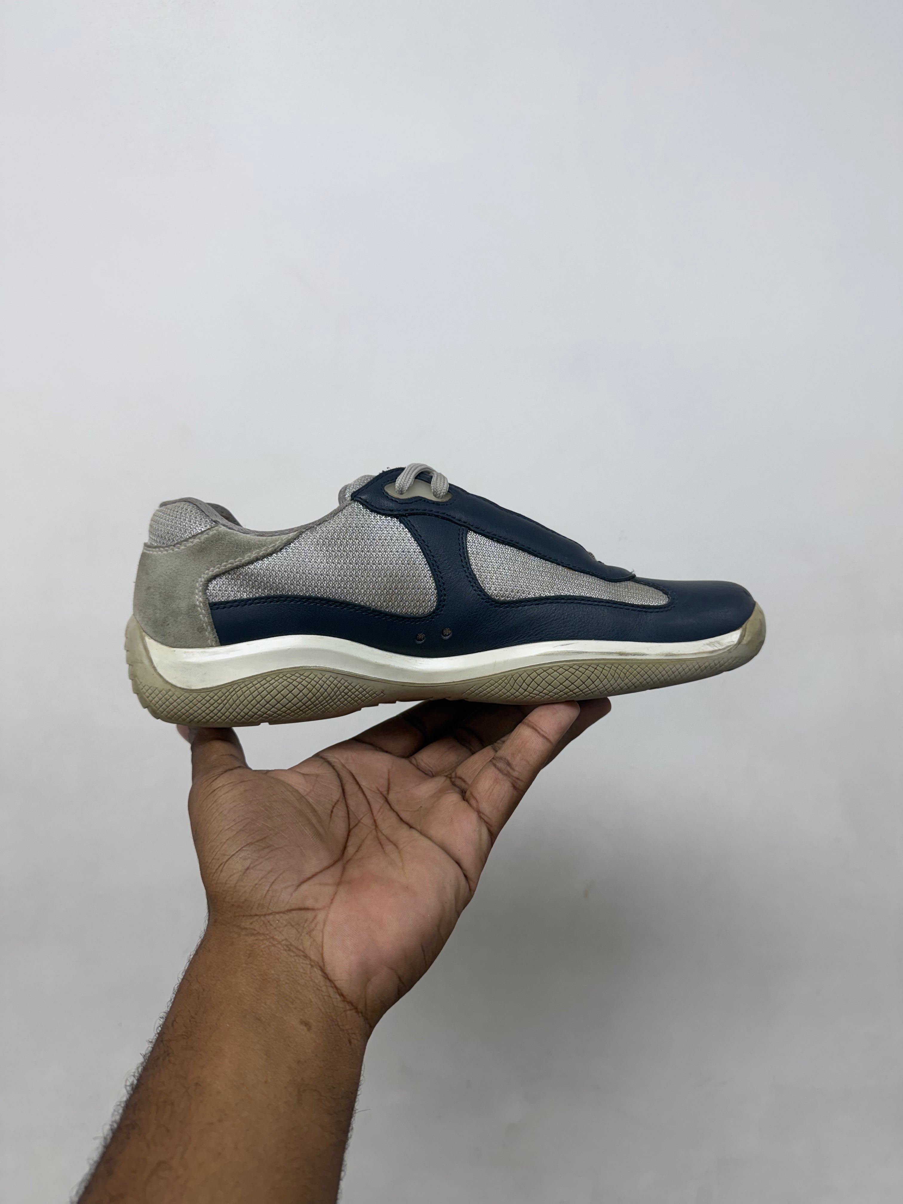Prada Navy Prada Cup Sneakers