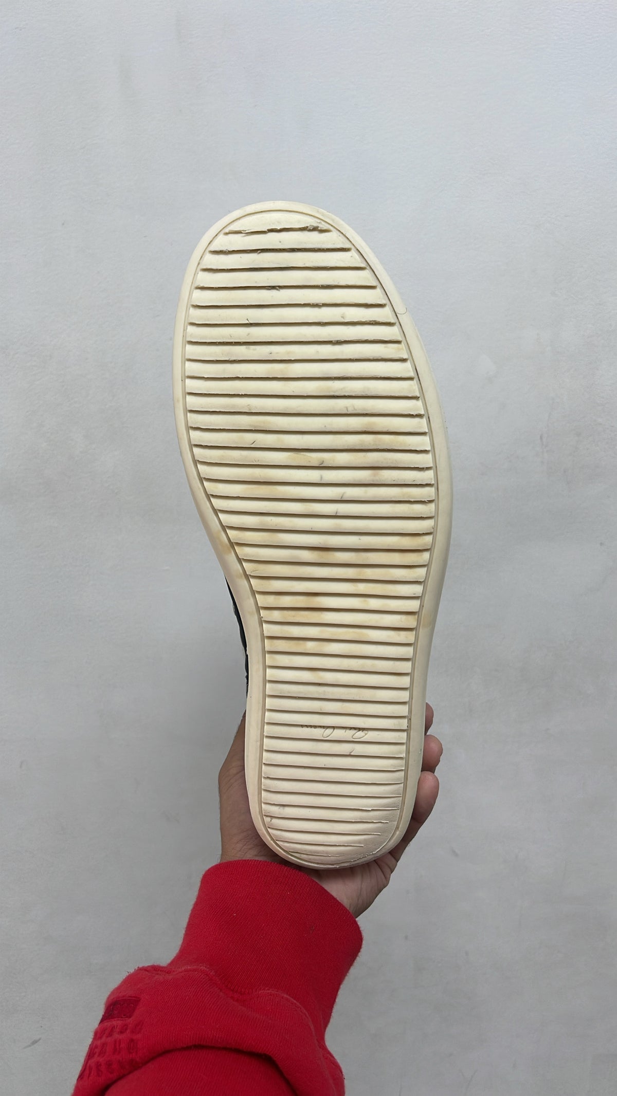 Rick Owens Black MIlk 'Mainline' Ramone High Sneakers