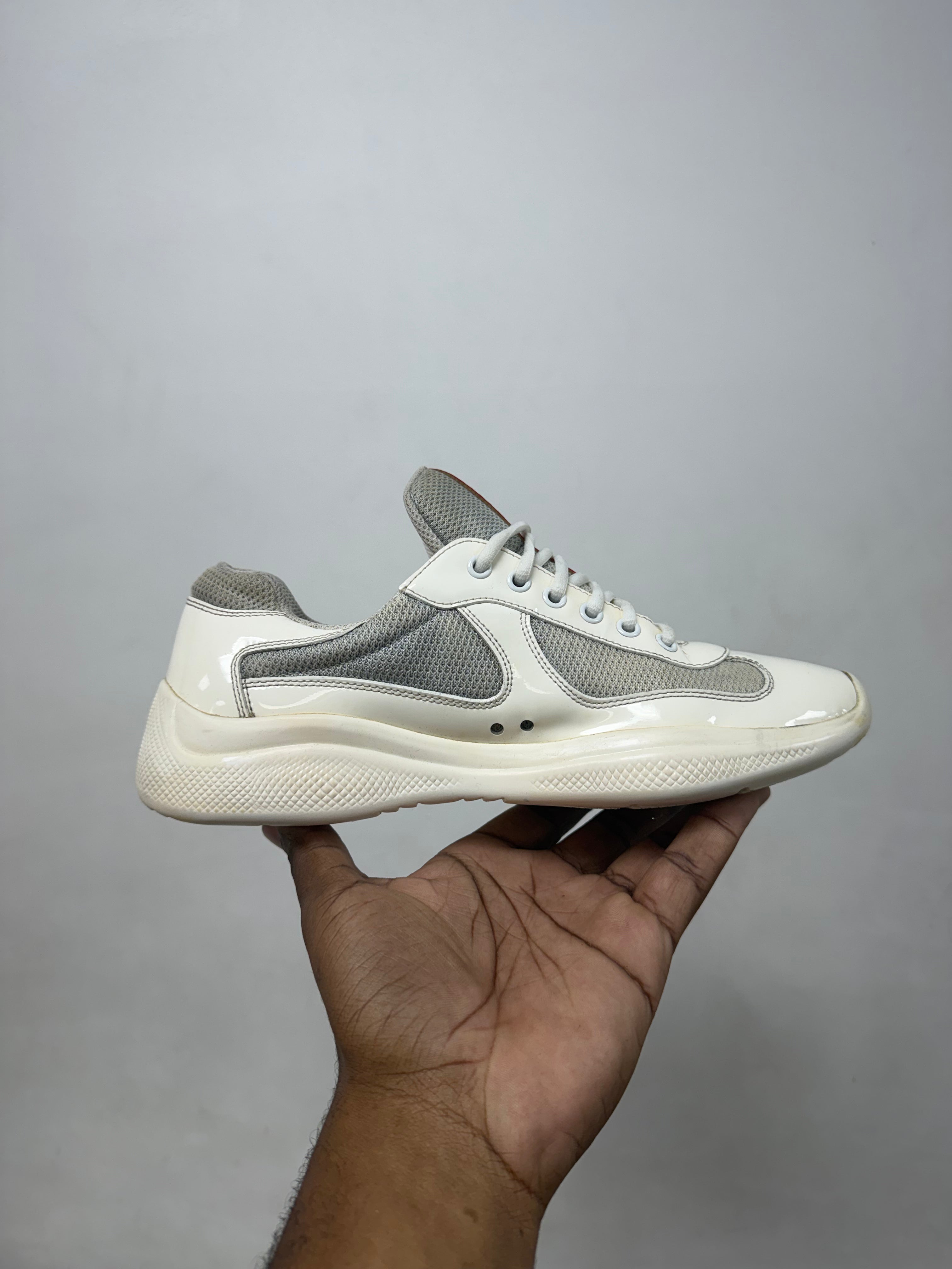 Prada White Cups Sneakers