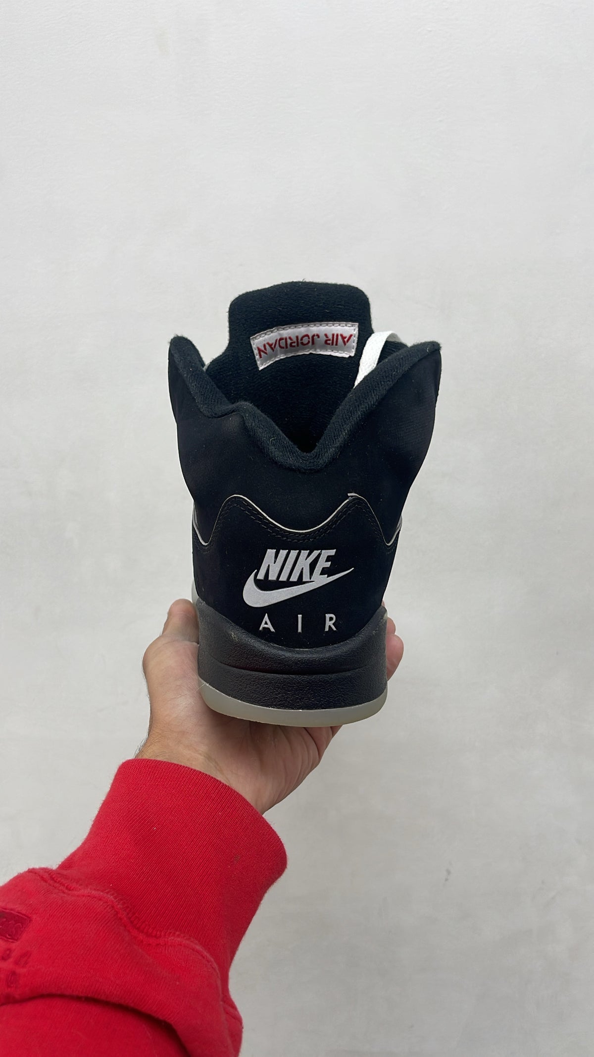 Jordan 5 Black Metallic Sneakers
