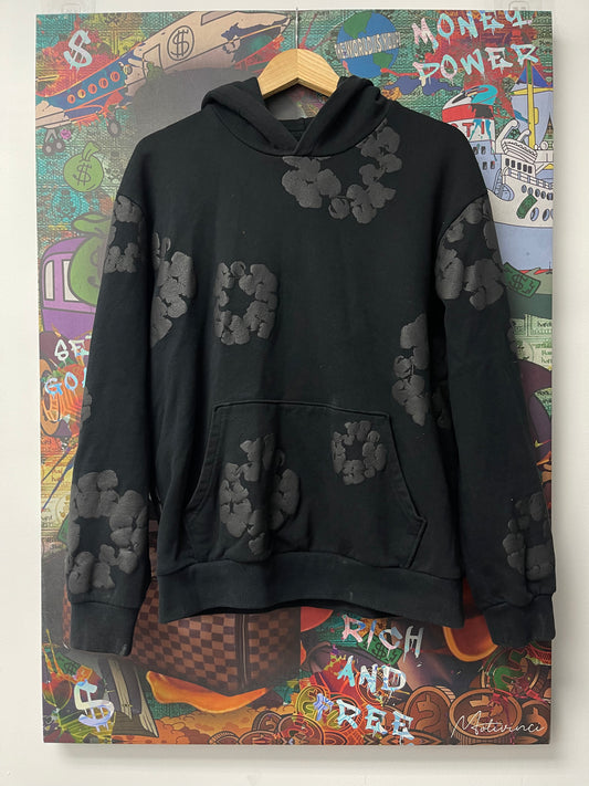 Denim Tears Black Mono Hoodie