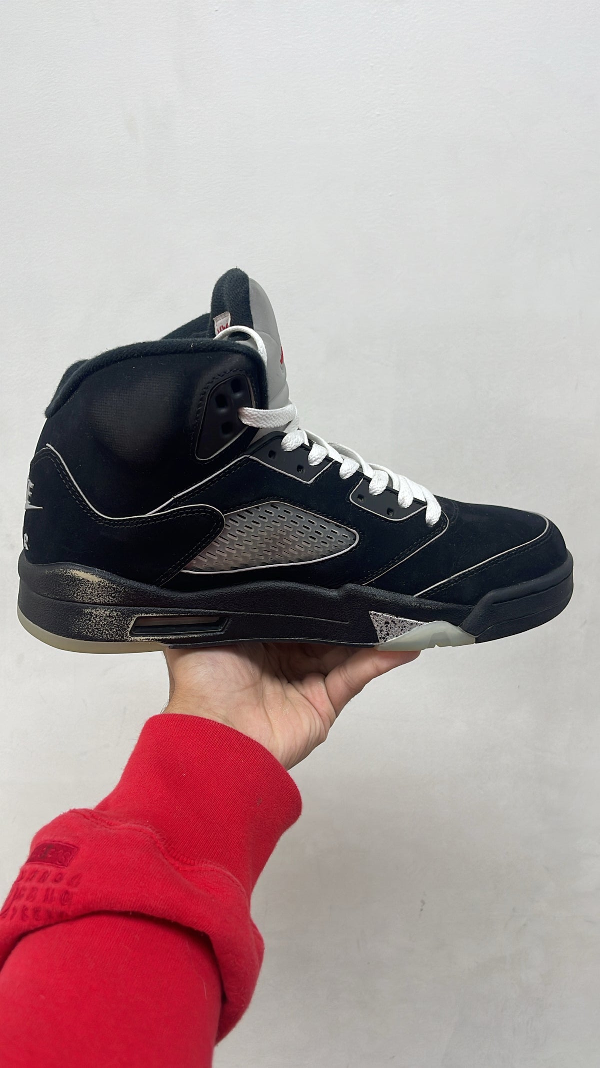 Jordan 5 Black Metallic Sneakers