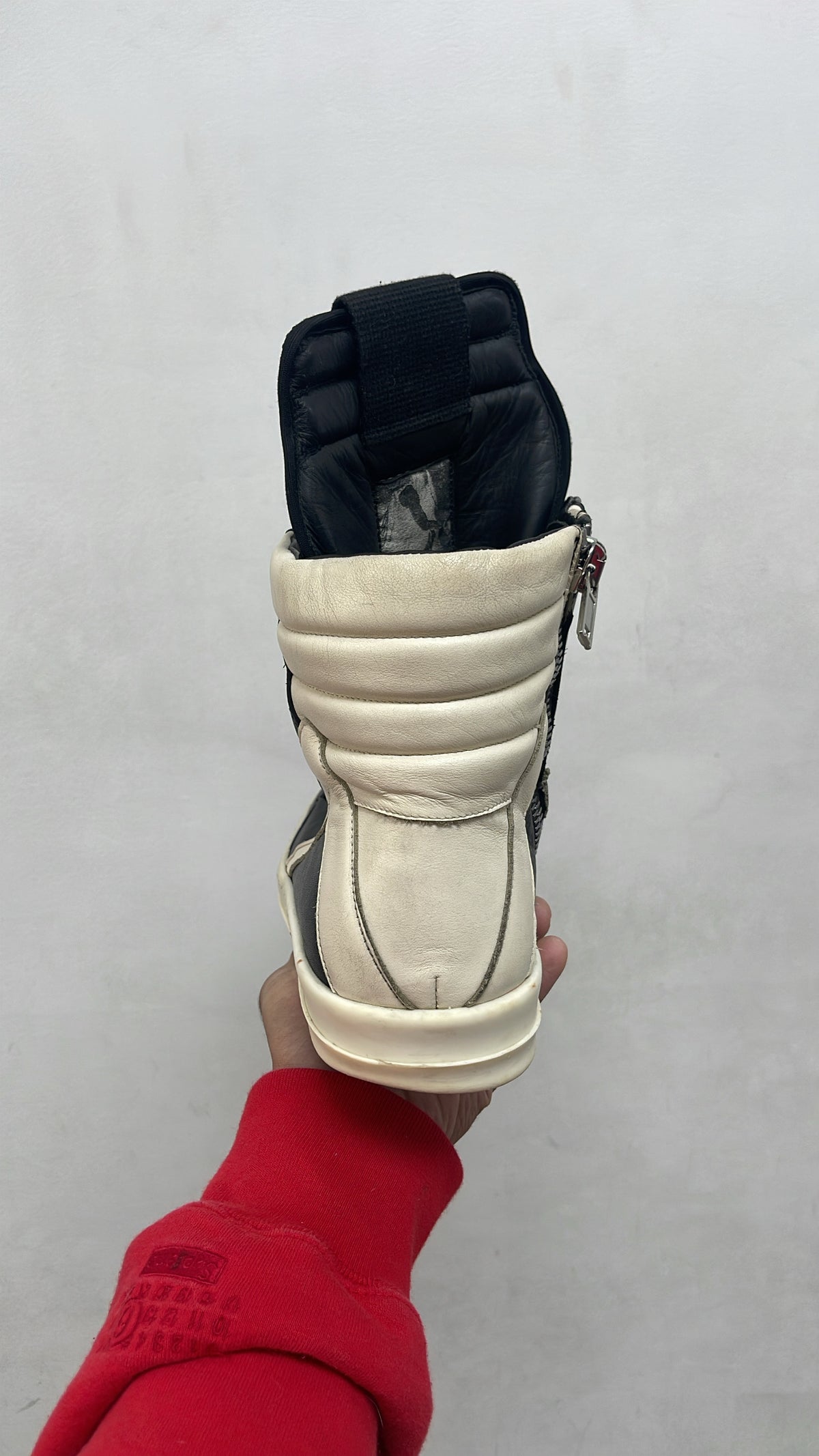 Rick Owens Black Geobasket Sneakers