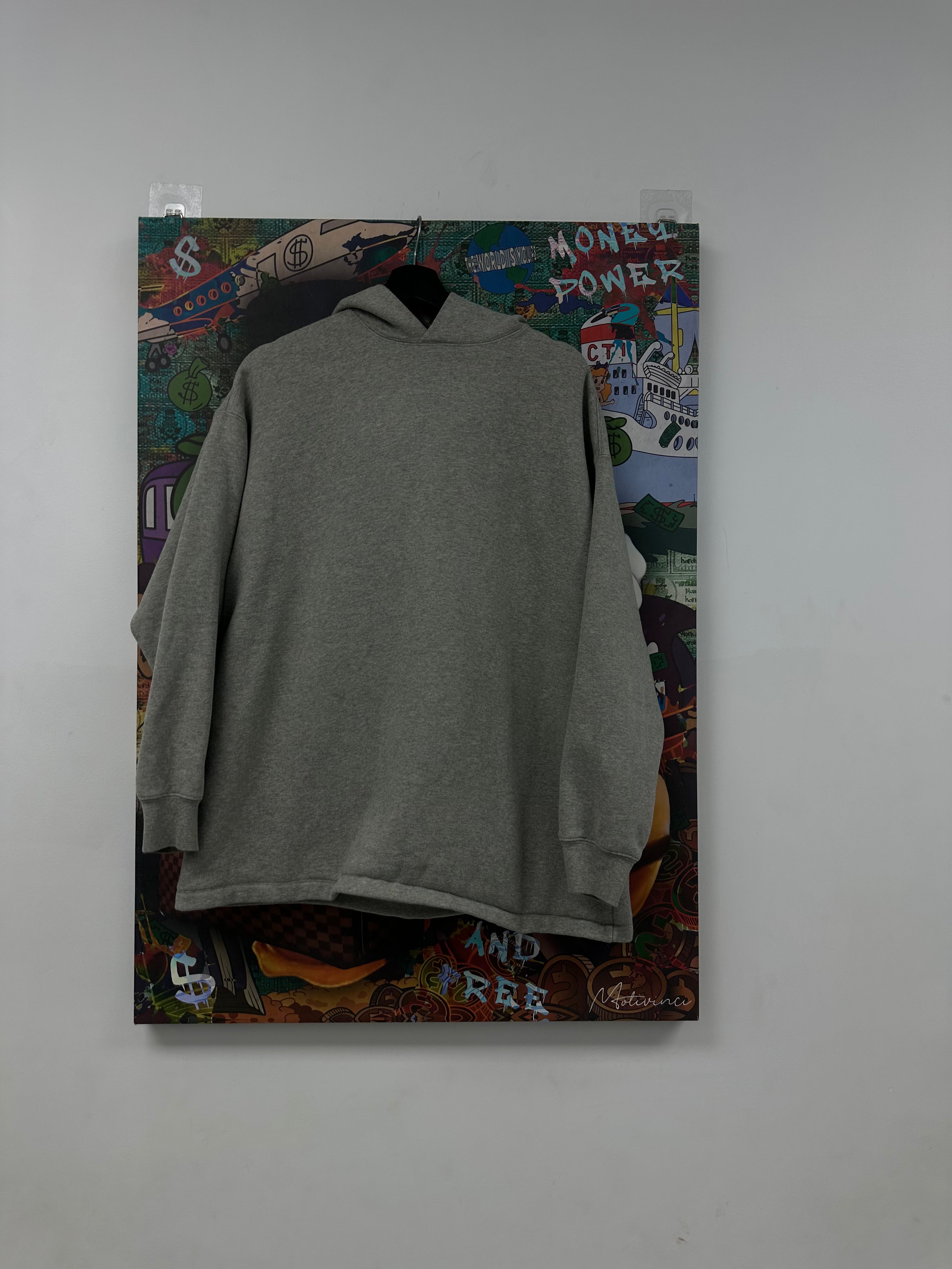 Essentials Relaxed Hoodie Dark Oatmeal Used XS N/A